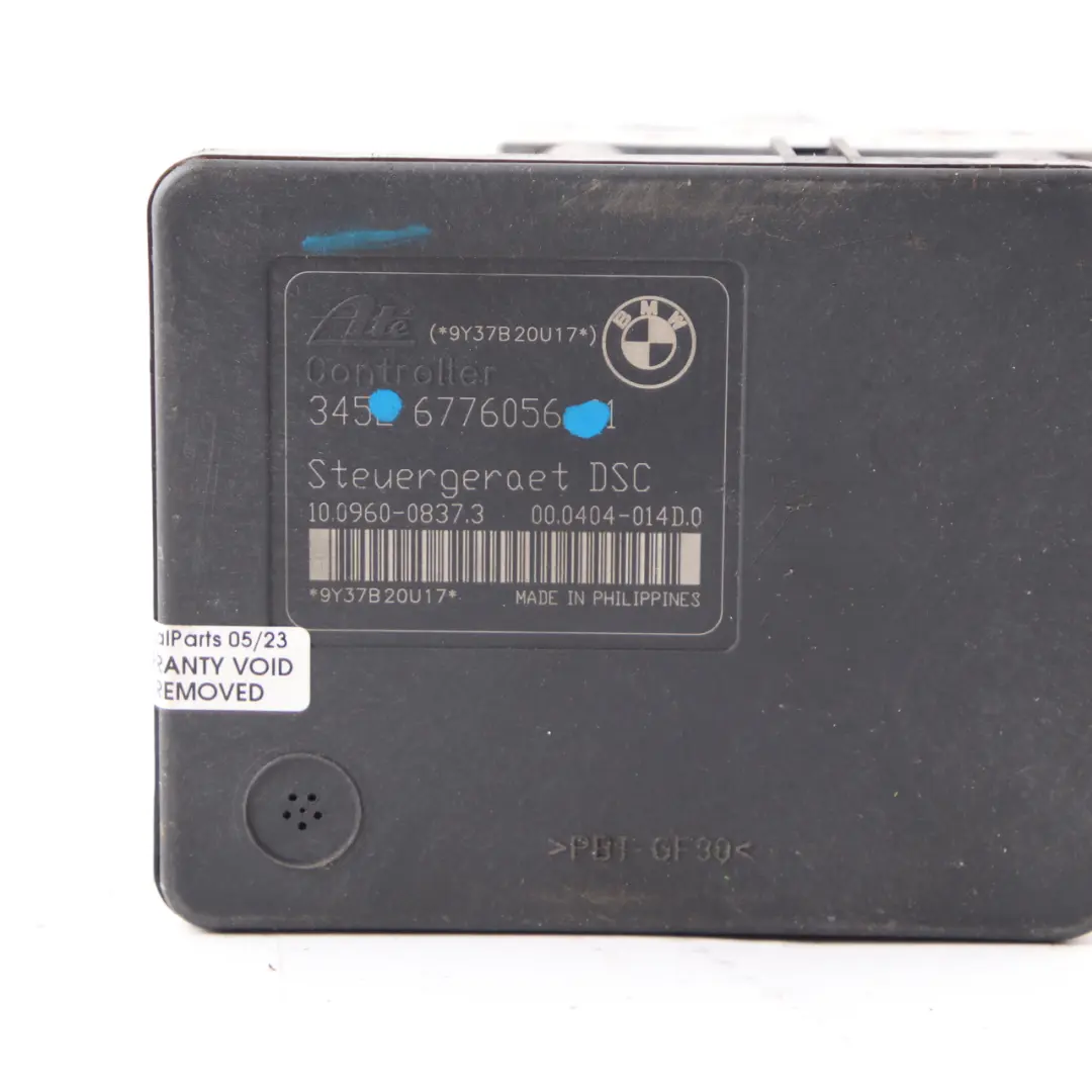 Brake Pump BMW E87 E90 E91 ABS DSC Module ECU Hydro Unit 6776056 to with Part number 6776055 Brake Pump BMW E87 E90 E91 ABS DSC Module ECU Hydro Unit 6776056 - SKU 6776055-1 - Part number 6776055