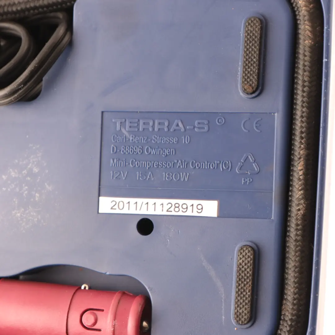 Tyre Inflation Air Compressor Pump to BMW F20 E81 E87 E60 E90 F10 X1 E84 with Part number 6777047 BMW F20 E81 E87 E60 E90 F10 X1 E84 Tyre Inflation Air Compressor Pump - SKU 6777047 - Part number 6777047