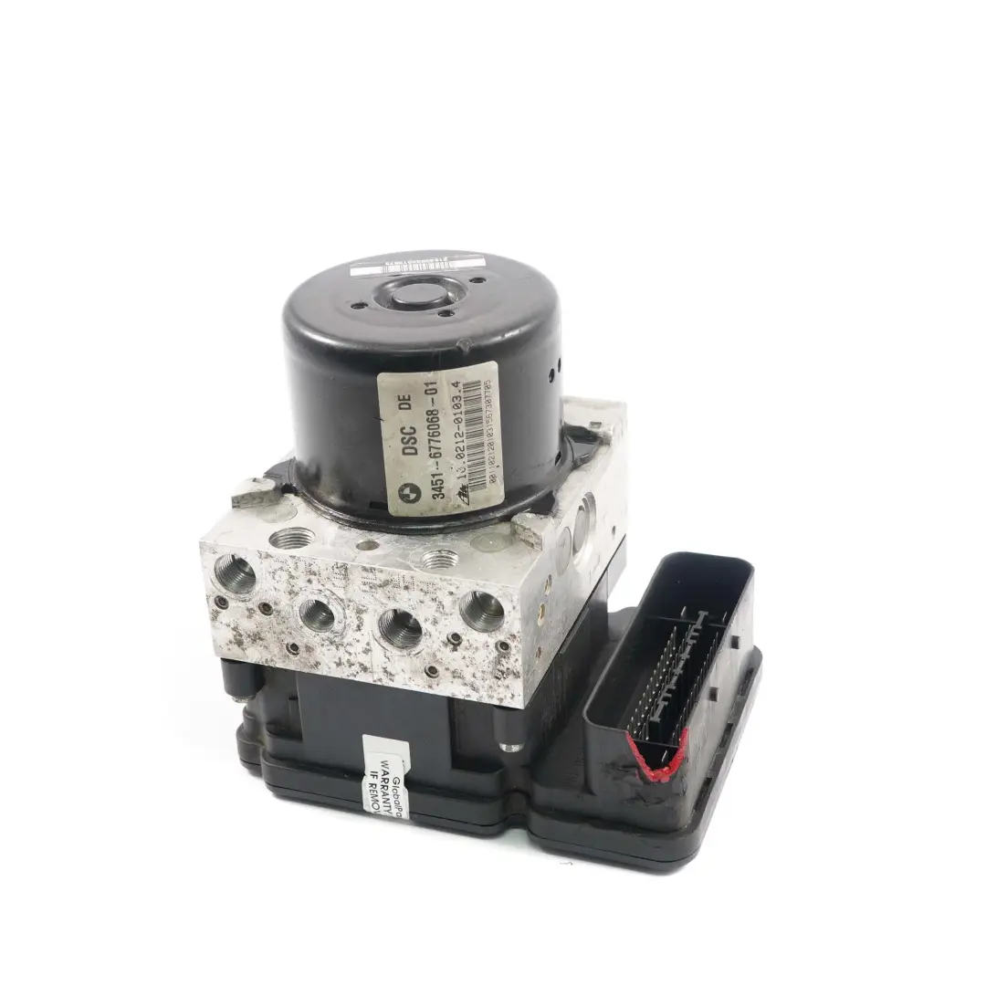 Unidad de frenado hidráulico ABS E81 E87 Bomba freno DSC para BMW E90 E91 E92 con número de pieza 6777162 BMW E90 E91 E92 Unidad de frenado hidráulico ABS E81 E87 Bomba freno DSC - SKU 6777162-3 - Número de pieza 6777162