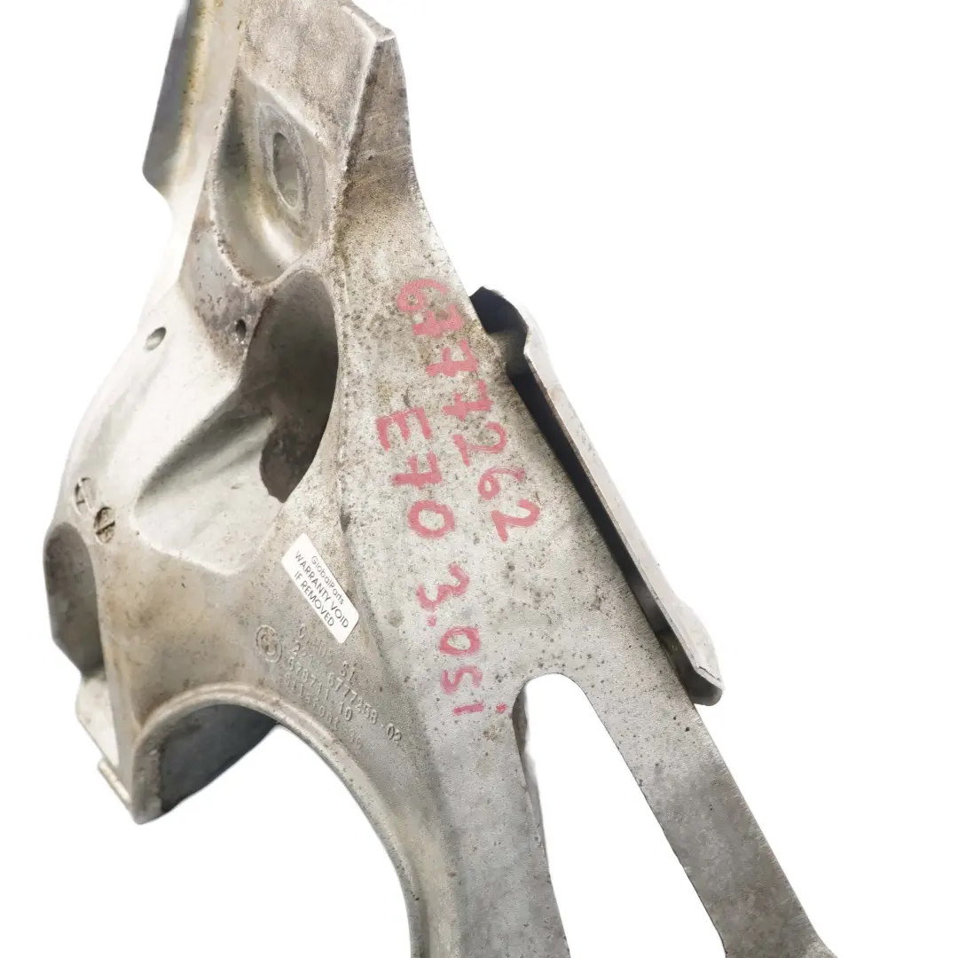 Soporte motorBMW X5 E70 3.0si N52N Soporte derecho Soporte 6777258 para con número de pieza 6777262 Soporte motorBMW X5 E70 3.0si N52N Soporte derecho Soporte 6777258 - SKU 6777262 - Número de pieza 6777262