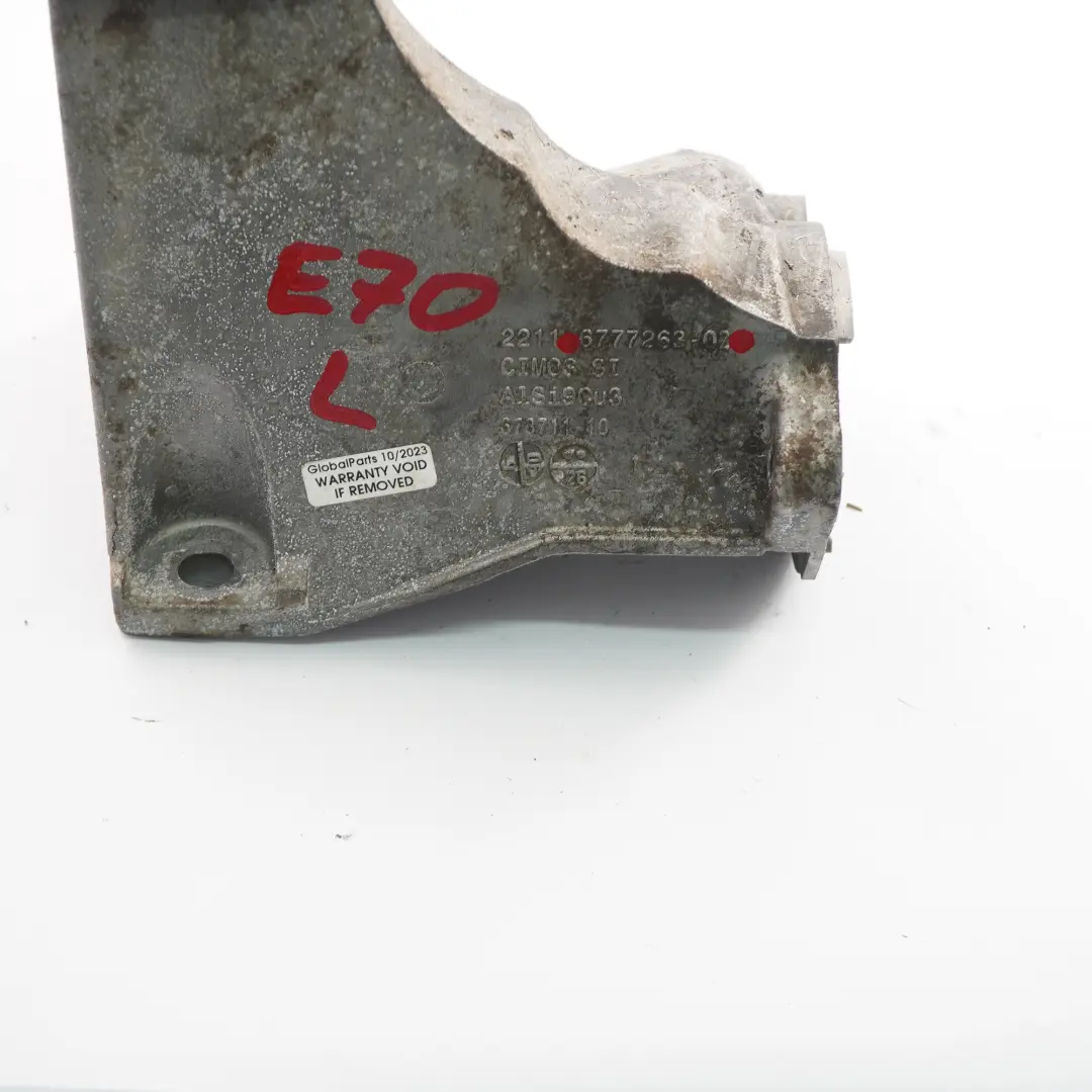 4.8i N62N Engine Mount Left N/S Supporting Bracket Holder 6777263 to BMW X5 E70 with Part number 6777267 BMW X5 E70 4.8i N62N Engine Mount Left N/S Supporting Bracket Holder 6777263 - SKU 6777267 - Part number 6777267