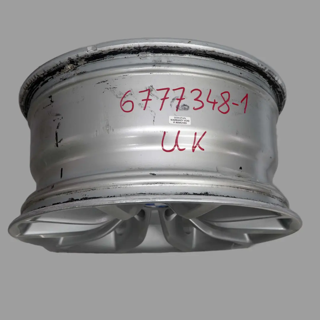 BMW 5 Series E60 E61 Silver Alloy Wheel Rim 17" 8J ET:20 V-Spoke 245 - SKU 6777348-1 - Part number 6777348
