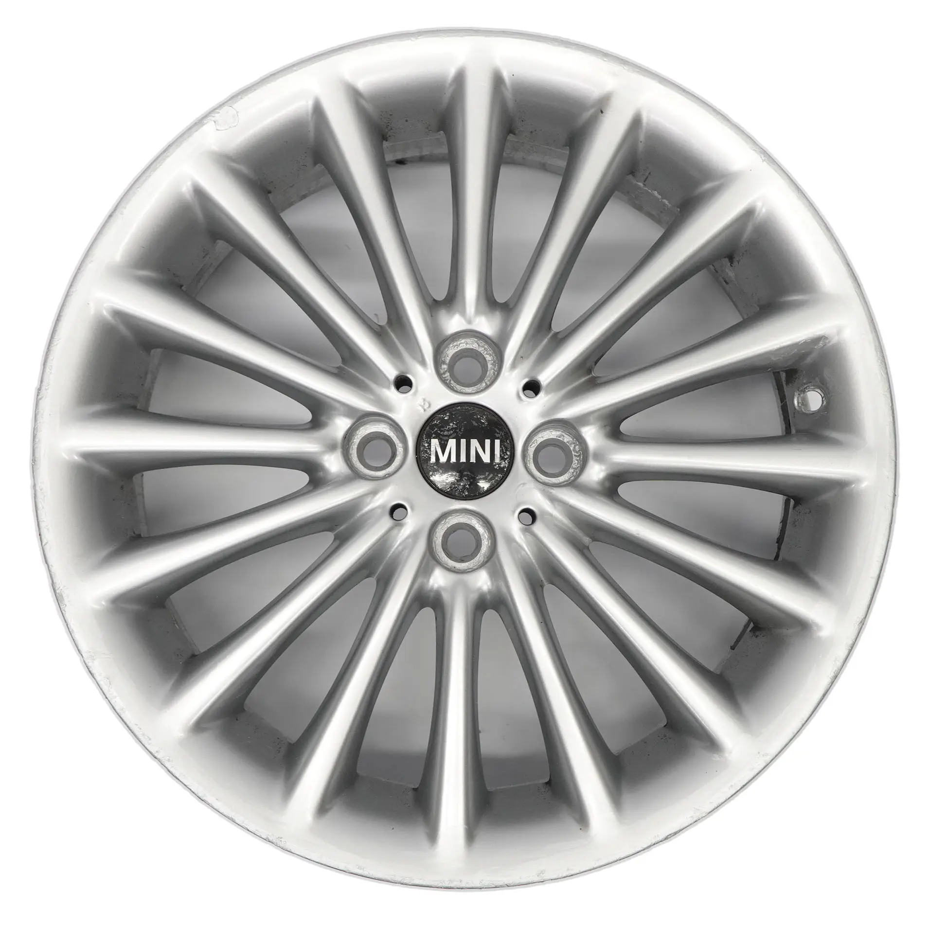 Mini Cooper R50 R55 R56 R57 Argento Cerchio in lega 17" 7J Multi-Spoke 108