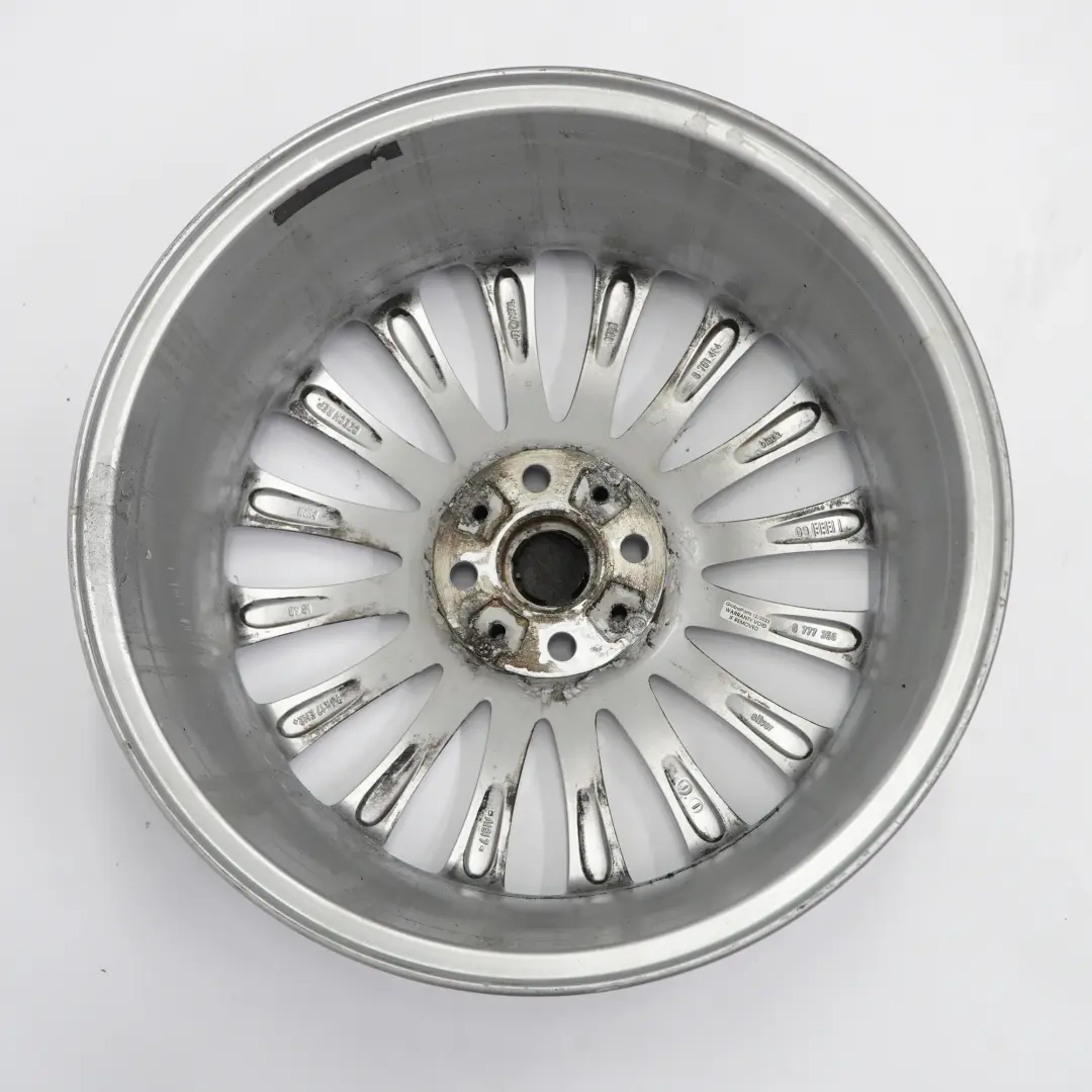 Argento Cerchio in lega 17" 7J Multi-Spoke 108 per Mini Cooper R50 R55 R56 R57 con numero di parte 6777356 Mini Cooper R50 R55 R56 R57 Argento Cerchio in lega 17" 7J Multi-Spoke 108 - SKU 6777356-2 - Numero di parte 6777356