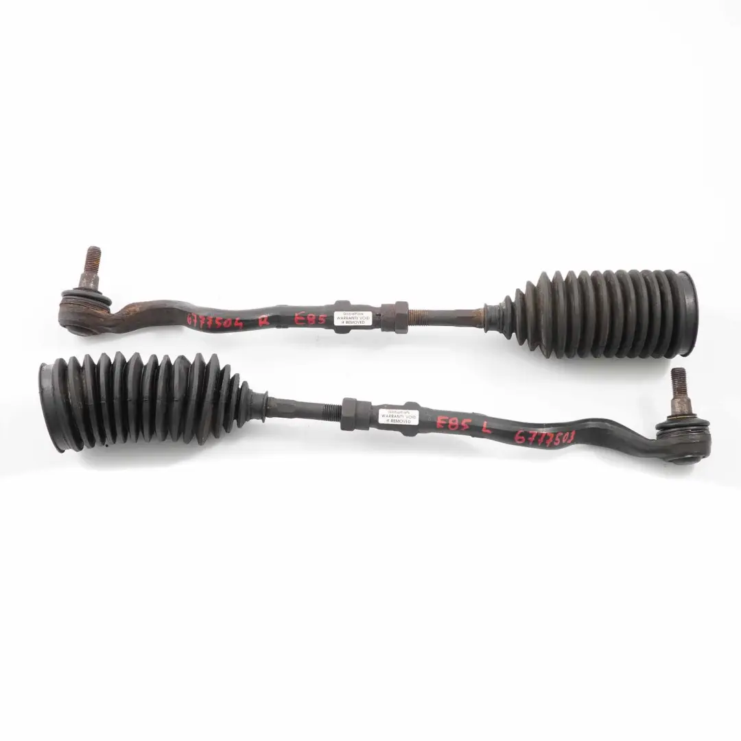 Tirante dello sterzo anteriore sinistro destro Set per BMW E46 Z4 E85 con numero di parte 6777503 BMW E46 Z4 E85 Tirante dello sterzo anteriore sinistro destro Set - SKU 6777503/6777504 - Numero di parte 6777503