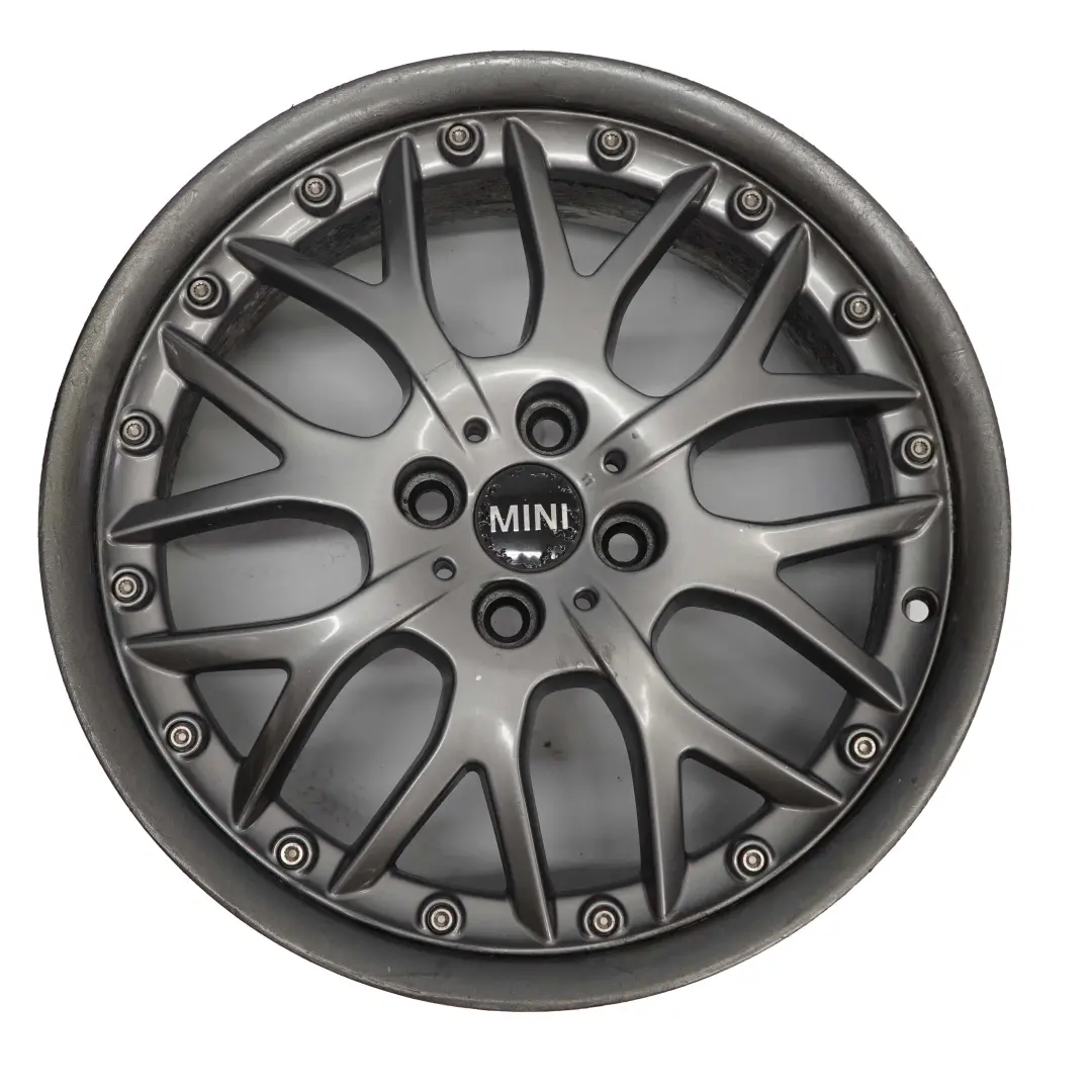 Antracita Llanta De aleacion 17" ET:48 7J Cross Spoke 90 para Mini R50 R53 R55 R56 con número de pieza 6777969 Mini R50 R53 R55 R56 Antracita Llanta De aleacion 17" ET:48 7J Cross Spoke 90 - SKU 6777969-1 - Número de pieza 6777969