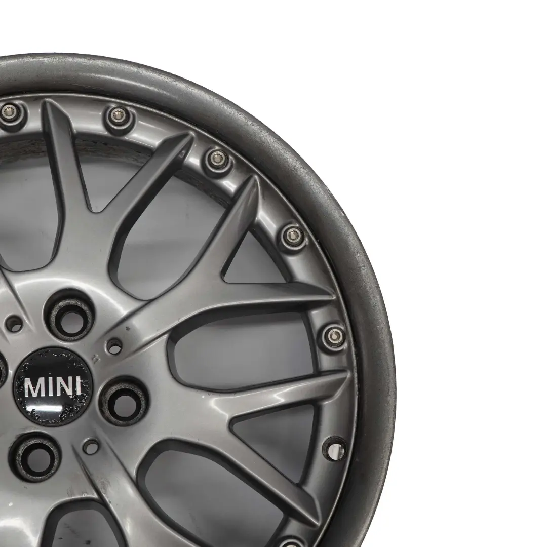 Anthrazit Felge 7J 17" ET:48 Cross Spoke 90 für Mini Cooper One R50 R52 R53 R55 R56 mit Teilenummer 6777969 Mini Cooper One R50 R52 R53 R55 R56 Anthrazit Felge 7J 17" ET:48 Cross Spoke 90 - SKU 6777969-1 - Teilenummer 6777969