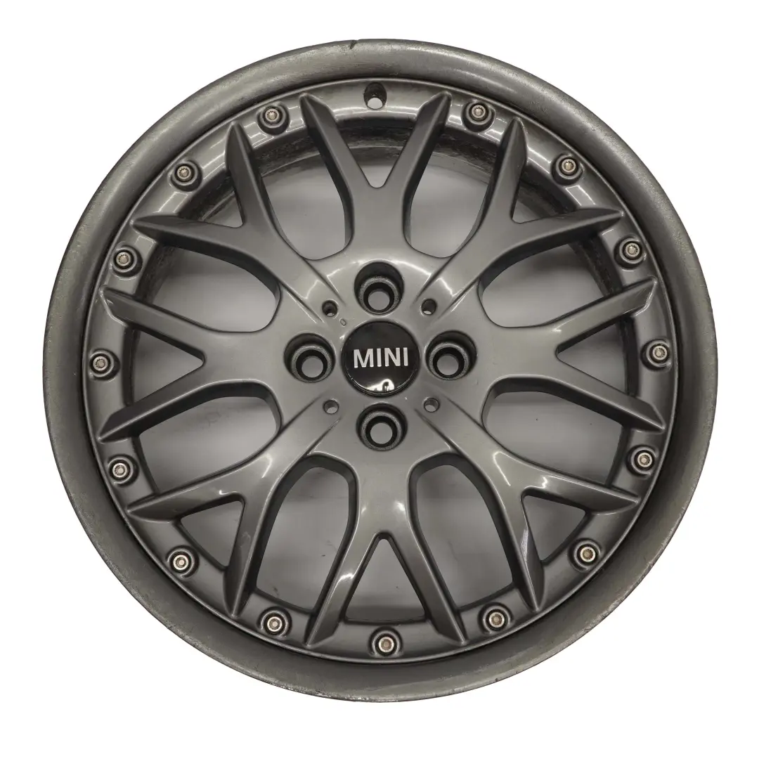 Anthrazit Felge 7J 17" ET:48 Cross Spoke 90 für Mini Cooper One R50 R52 R53 R55 R56 mit Teilenummer 6777969 Mini Cooper One R50 R52 R53 R55 R56 Anthrazit Felge 7J 17" ET:48 Cross Spoke 90 - SKU 6777969-2 - Teilenummer 6777969
