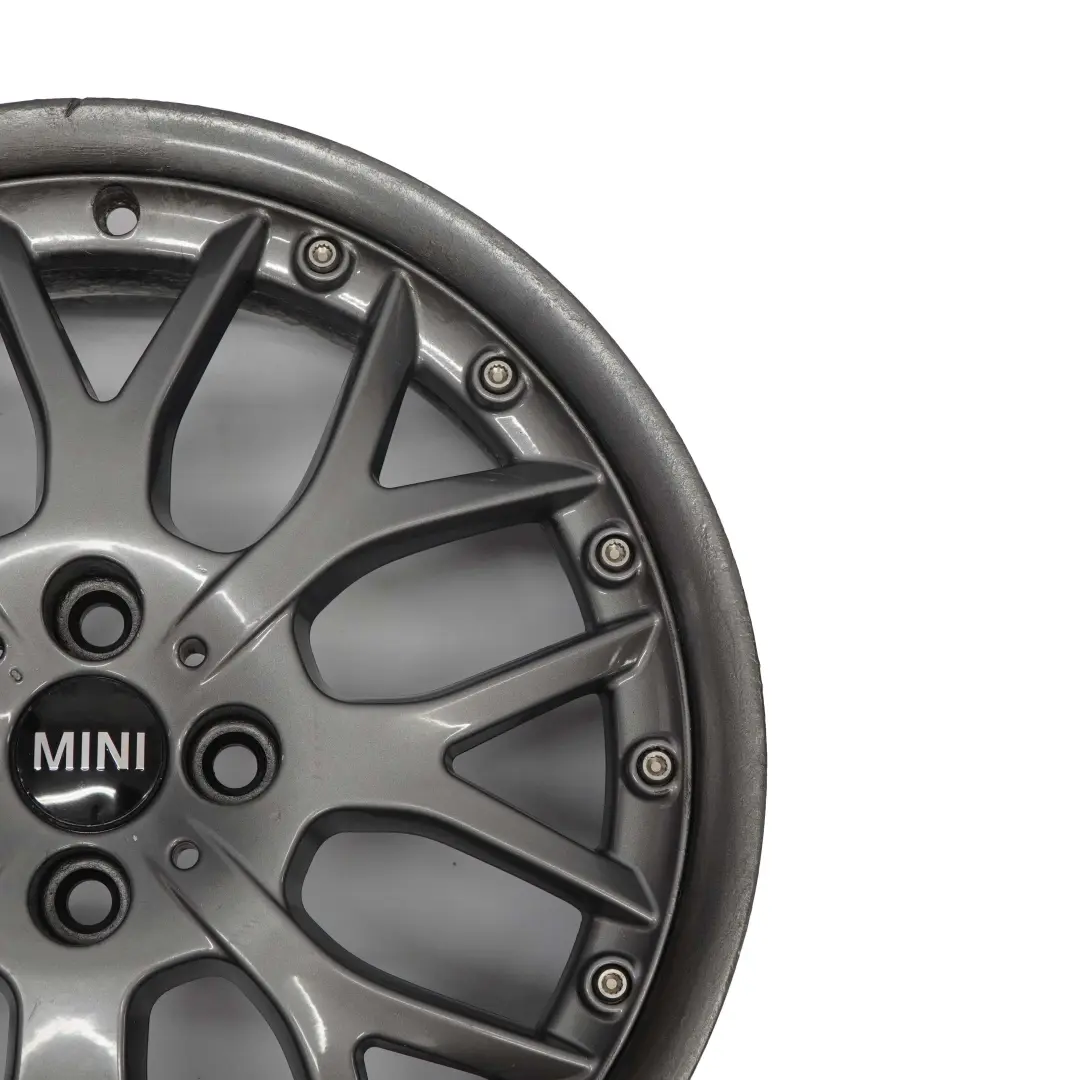 Anthrazit Felge 7J 17" ET:48 Cross Spoke 90 für Mini Cooper One R50 R52 R53 R55 R56 mit Teilenummer 6777969 Mini Cooper One R50 R52 R53 R55 R56 Anthrazit Felge 7J 17" ET:48 Cross Spoke 90 - SKU 6777969-2 - Teilenummer 6777969