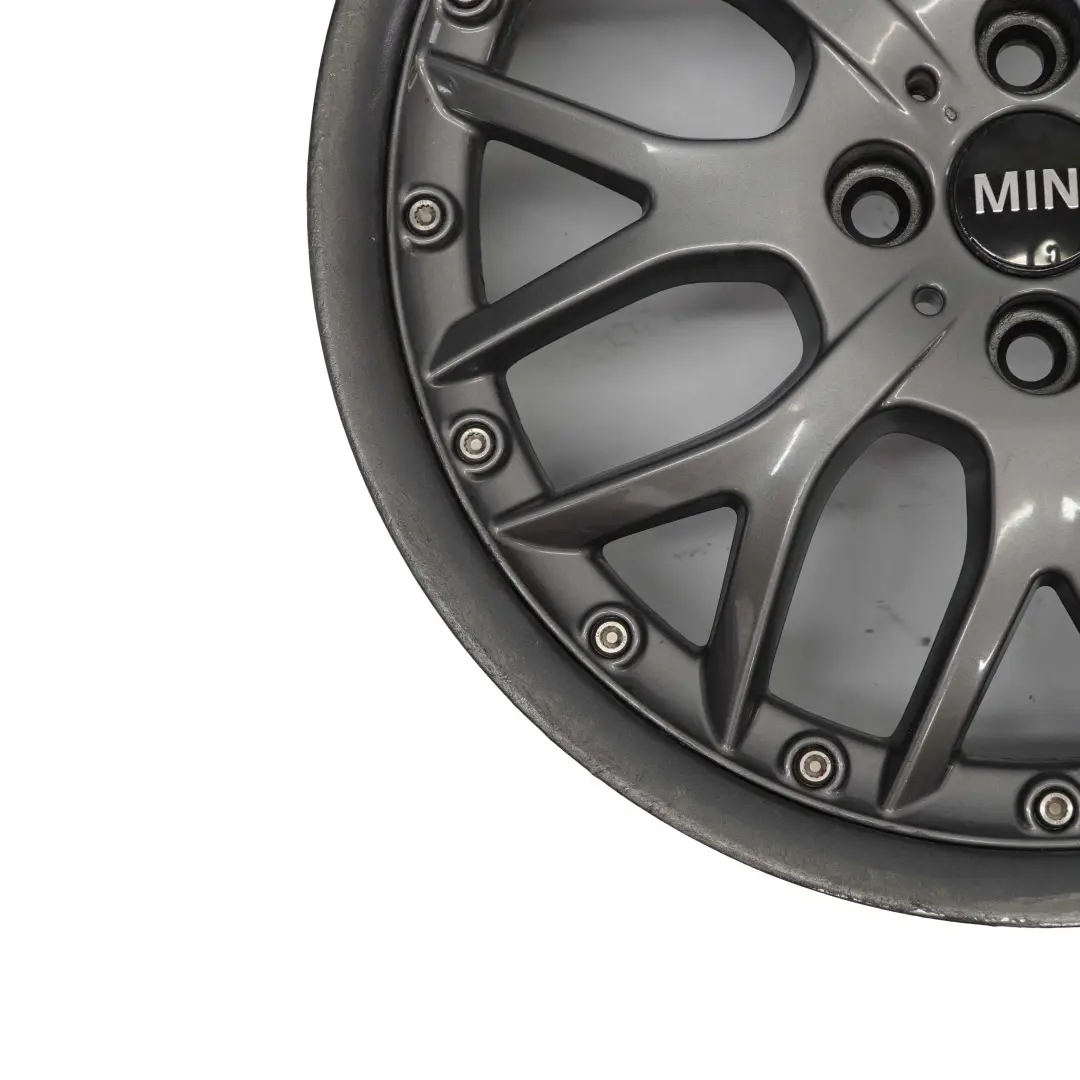 Antracite Cerchione 7J 17" ET: 48 Cross per Mini Cooper One R50 R52 R53 R55 R56 con numero di parte 6777969 Mini Cooper One R50 R52 R53 R55 R56 Antracite Cerchione 7J 17" ET: 48 Cross - SKU 6777969-2 - Numero di parte 6777969