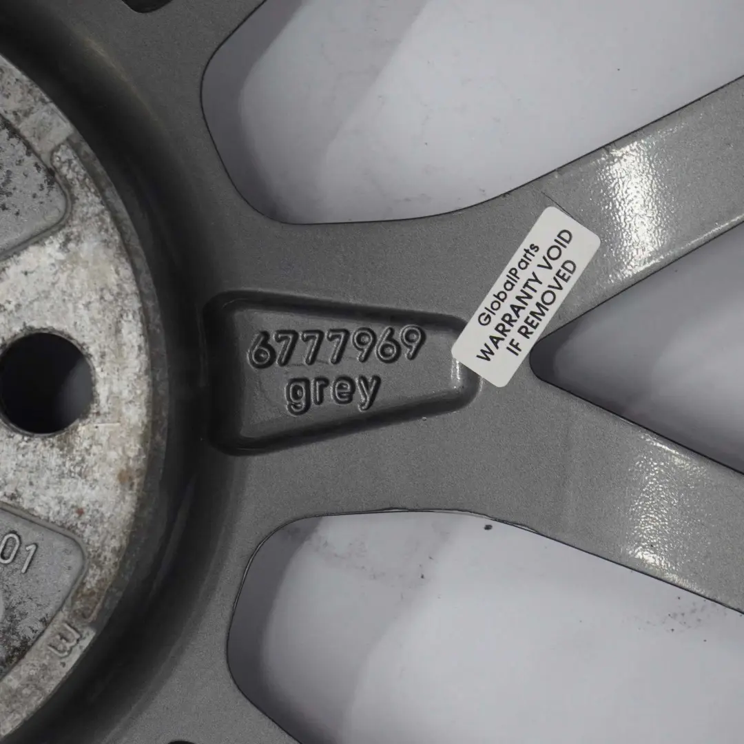 Anthracite Wheel Alloy Rim 17" ET:48 7J Cross Spoke 90 to Mini R50 R53 R55 R56 with Part number 6777969 Mini R50 R53 R55 R56 Anthracite Wheel Alloy Rim 17" ET:48 7J Cross Spoke 90 - SKU 6777969-2 - Part number 6777969