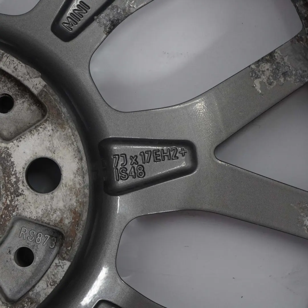 Antracita Llanta De aleacion 17" ET:48 7J Cross Spoke 90 para Mini R50 R53 R55 R56 con número de pieza 6777969 Mini R50 R53 R55 R56 Antracita Llanta De aleacion 17" ET:48 7J Cross Spoke 90 - SKU 6777969-2 - Número de pieza 6777969