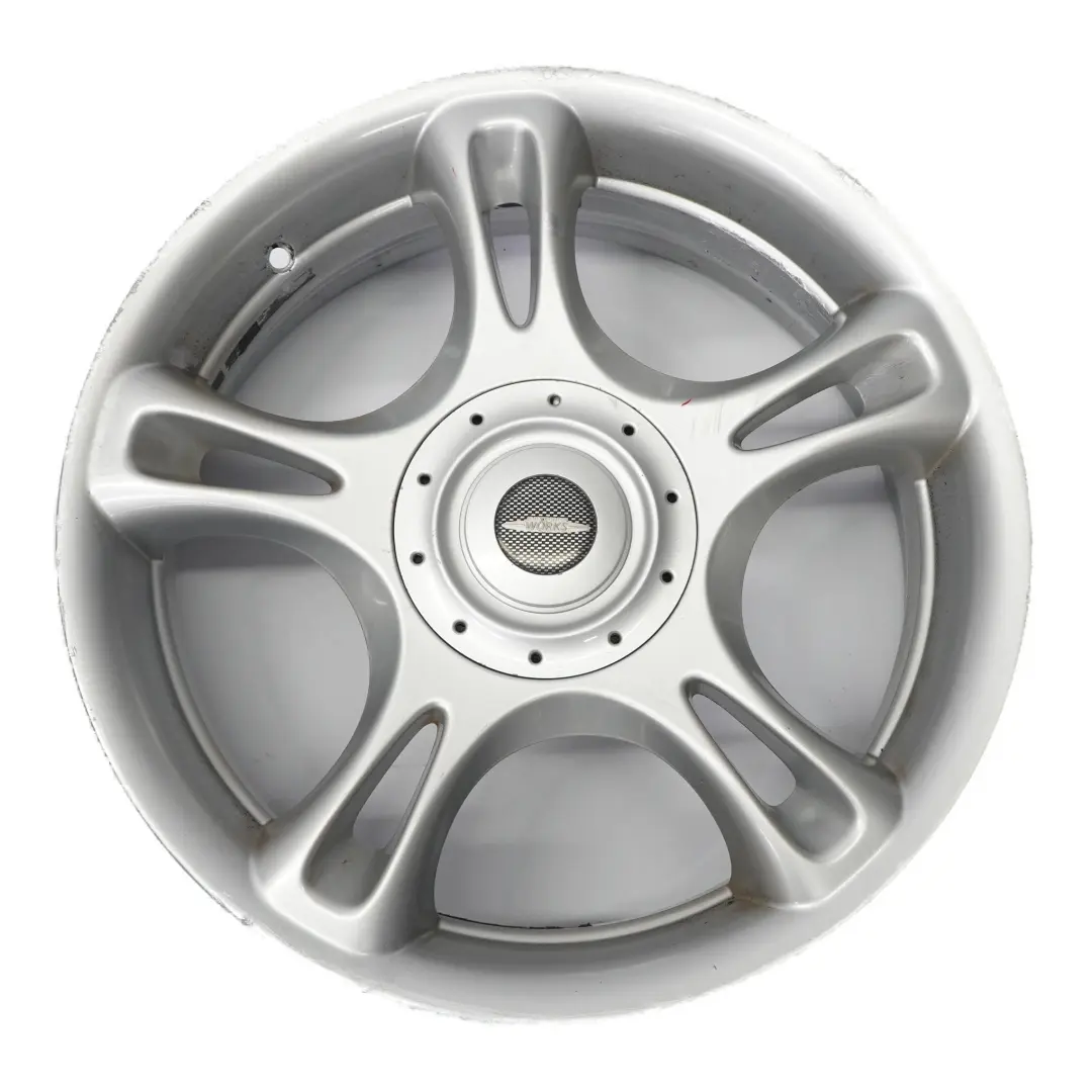 Jante argentée alliage 18" 7J ET:52 JCW Star Spoke R95 pour Mini R50 R53 R56 à propos du numéro de pièce 6777972 Mini R50 R53 R56 Jante argentée alliage 18" 7J ET:52 JCW Star Spoke R95 - SKU 6777972-1 - Numéro de pièce 6777972