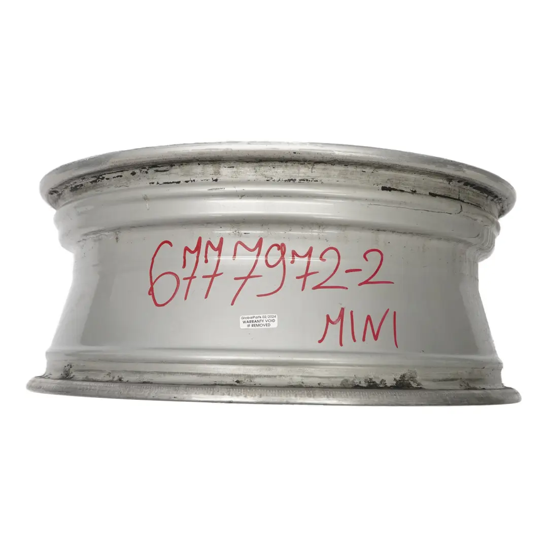 Llanta aleación plateada 18" 7J ET:52 JCW Star Spoke para Mini R50 R53 R56 con número de pieza 6777972 Mini R50 R53 R56 Llanta aleación plateada 18" 7J ET:52 JCW Star Spoke - SKU 6777972-2 - Número de pieza 6777972