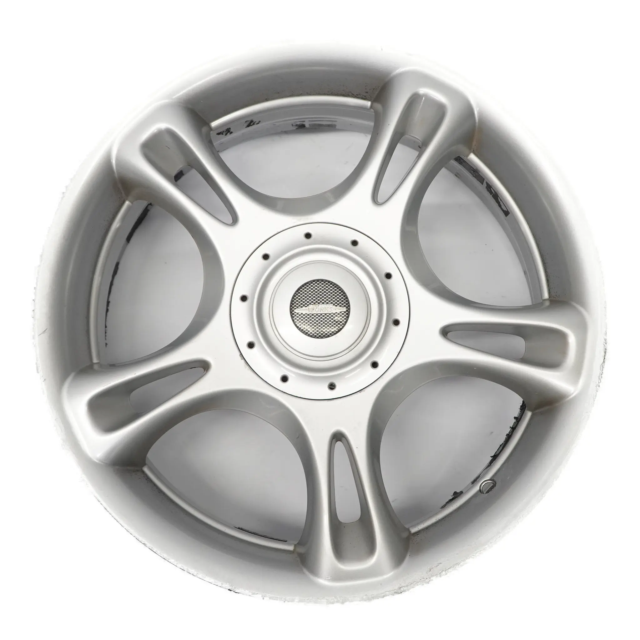 Mini R50 R53 R56 Argento Cerchio in lega 18" 7J ET:52 JCW Star Spoke R95 6777972