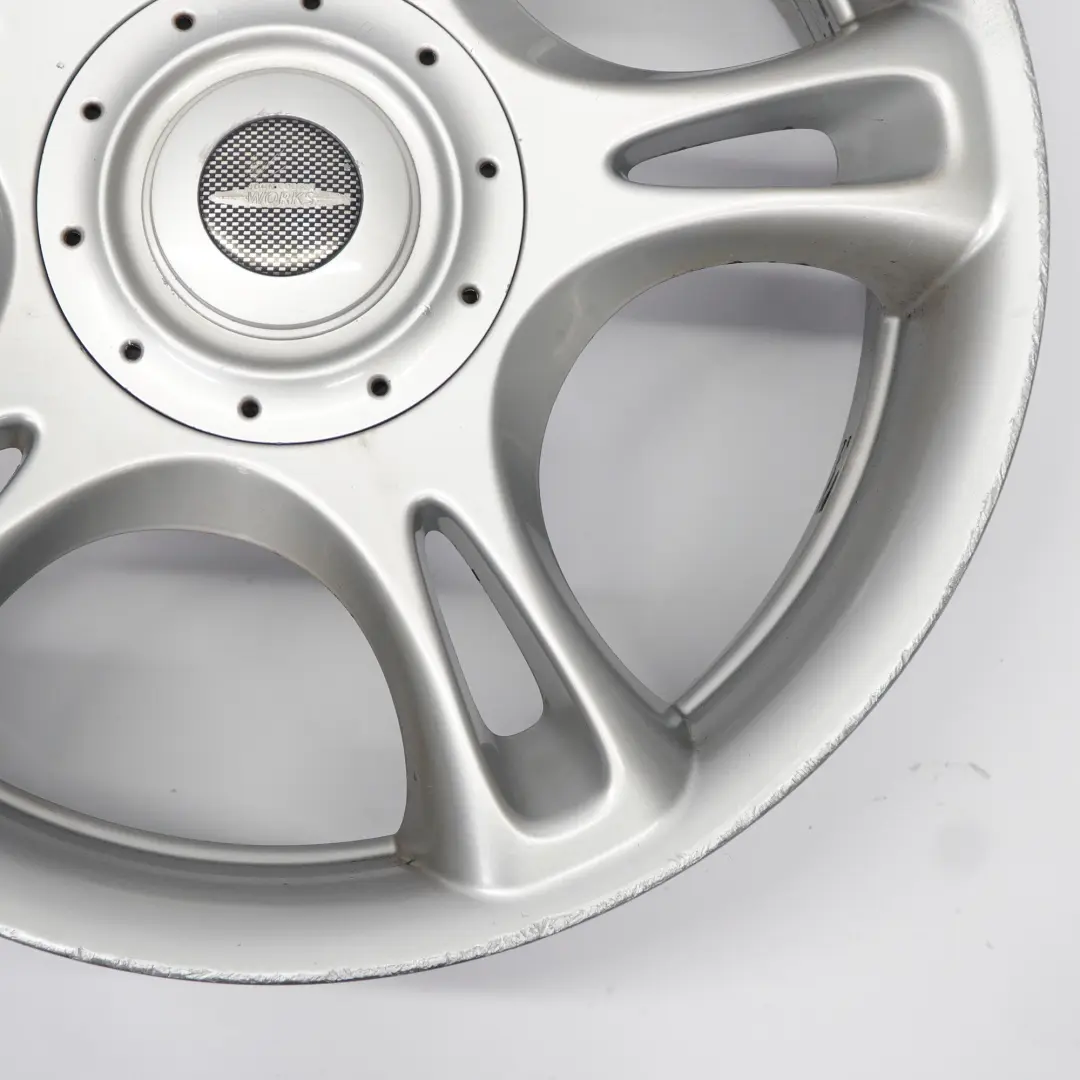 Mini R50 R53 R56 Silver Wheel Alloy Rim 18" 7J ET:52 JCW Star Spoke R95 - SKU 6777972-3 - Part number 6777972