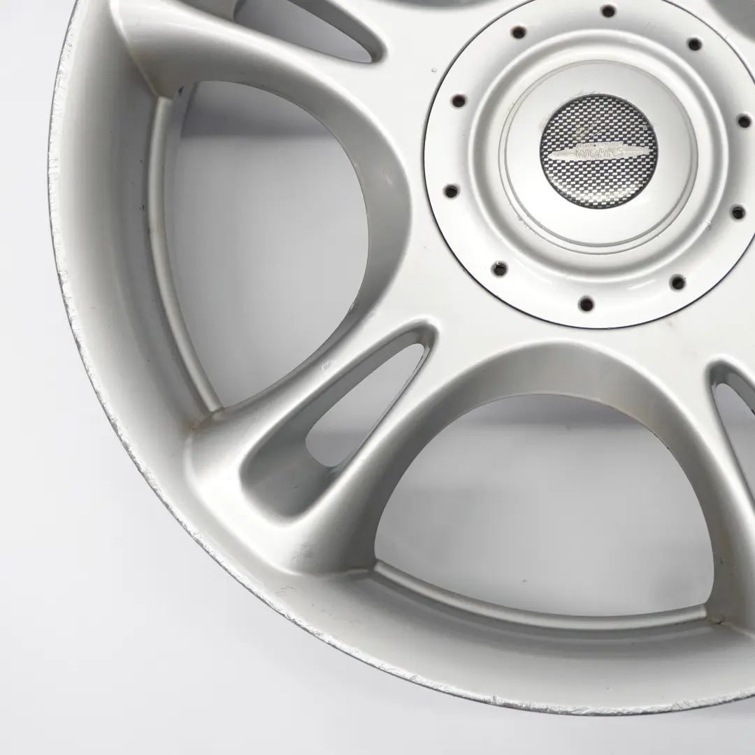 Mini R50 R53 R56 Silver Wheel Alloy Rim 18" 7J ET:52 JCW Star Spoke R95 - SKU 6777972-3 - Part number 6777972