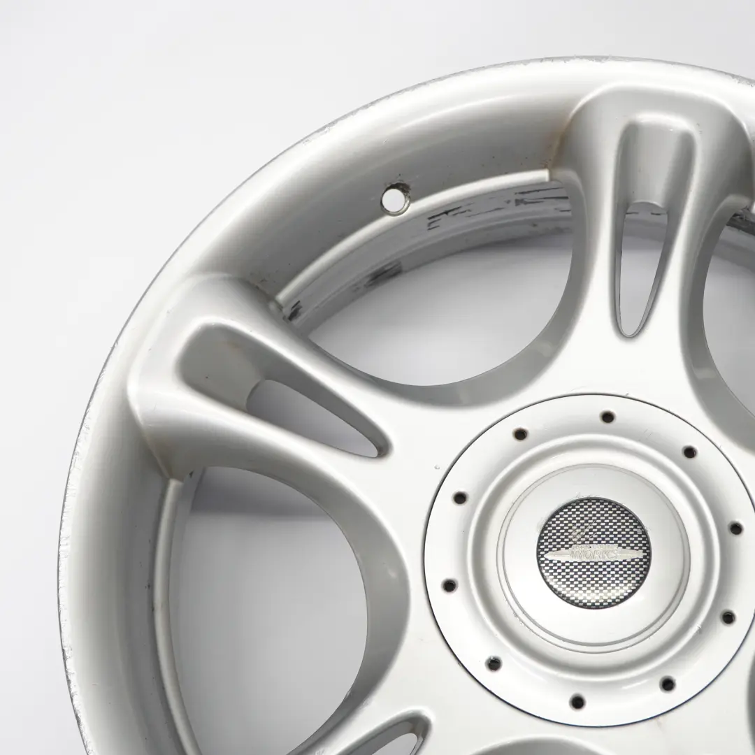 Mini R50 R53 R56 Silver Wheel Alloy Rim 18" 7J ET:52 JCW Star Spoke R95 - SKU 6777972-3 - Part number 6777972