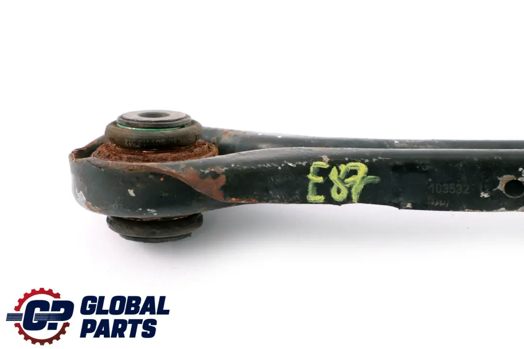 Axle Suspension Arm Wishbone to BMW E81 E87 E87N E90 Rear with Part number 6777980 BMW E81 E87 E87N E90 Rear Axle Suspension Arm Wishbone - SKU 6777980 - Part number 6777980