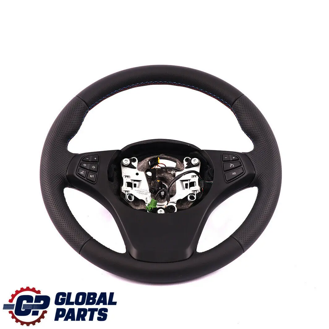 BMW X3 E83 X5 E53 NEW Black Leather Sport Steering Wheel M-tricoloured - SKU 6778404 - Part number 6778404