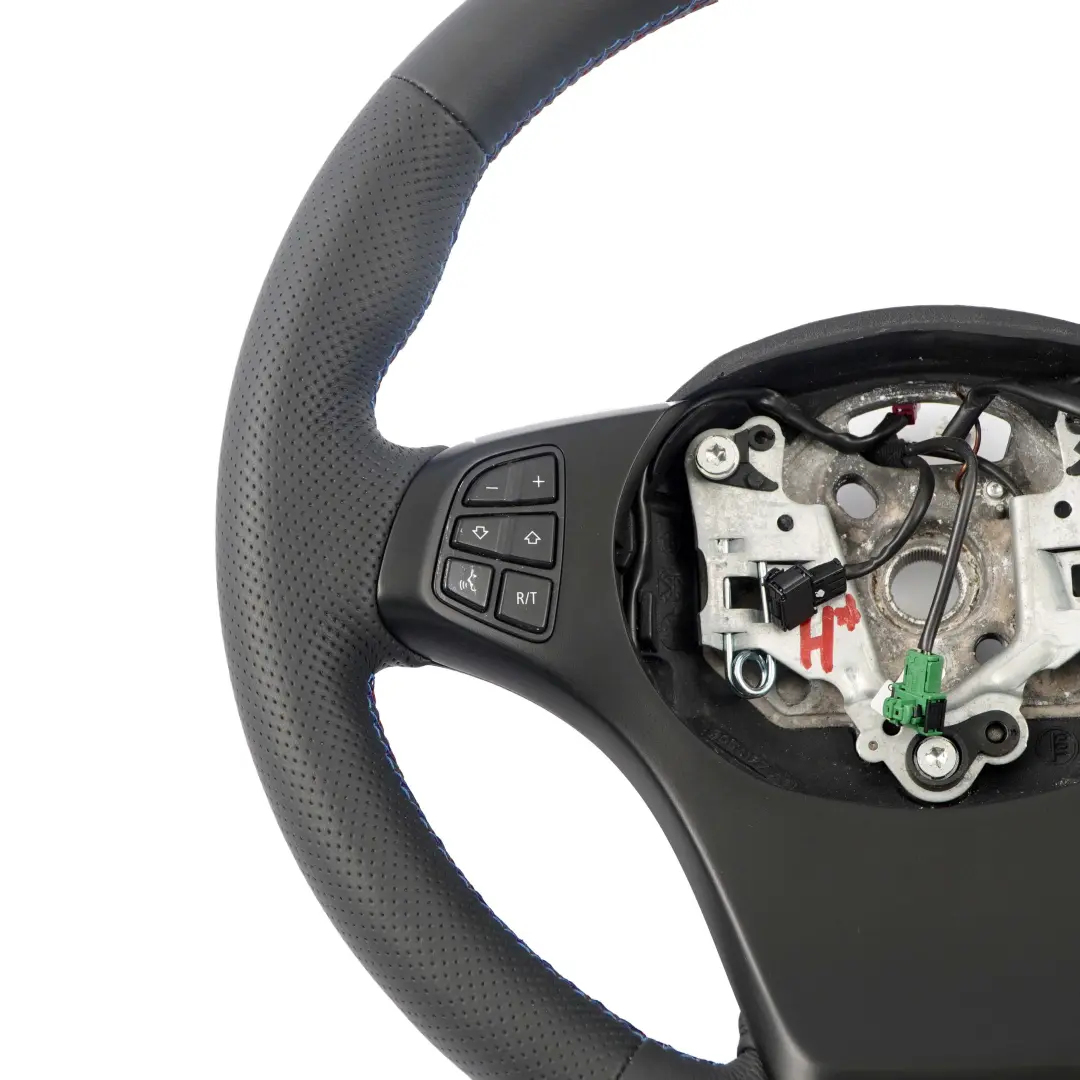 BMW X3 E83 X5 E53 Heated NEW Black Leather Sport Steering Wheel M-tricoloured - SKU 6778411-1 - Part number 6778411
