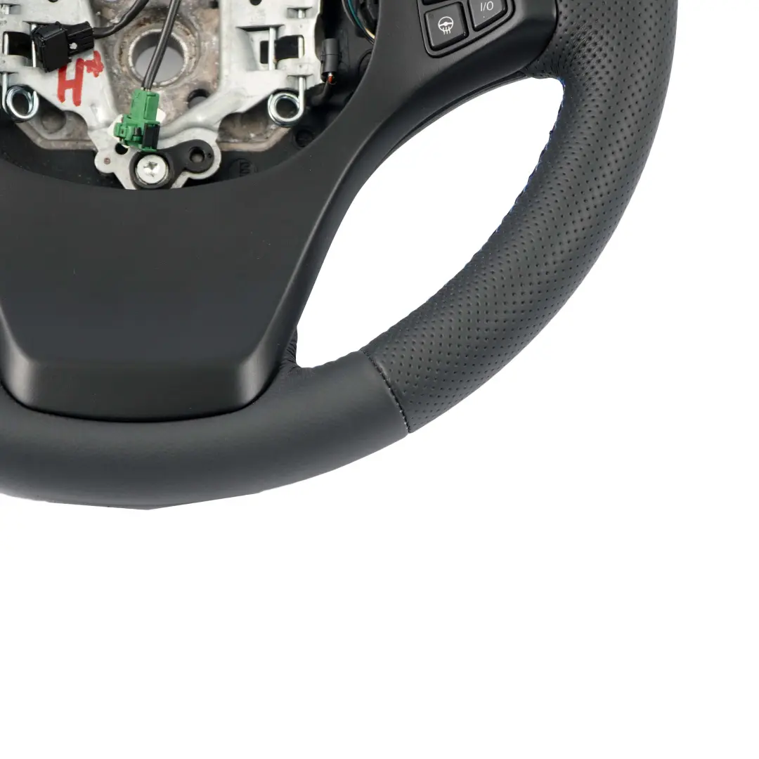 deportivo cuero negro calefactado NUEVO M-tricoloured para BMW X3 E83 X5 E53 Volante con número de pieza 6778411 BMW X3 E83 X5 E53 Volante deportivo cuero negro calefactado NUEVO M-tricoloured - SKU 6778411-1 - Número de pieza 6778411