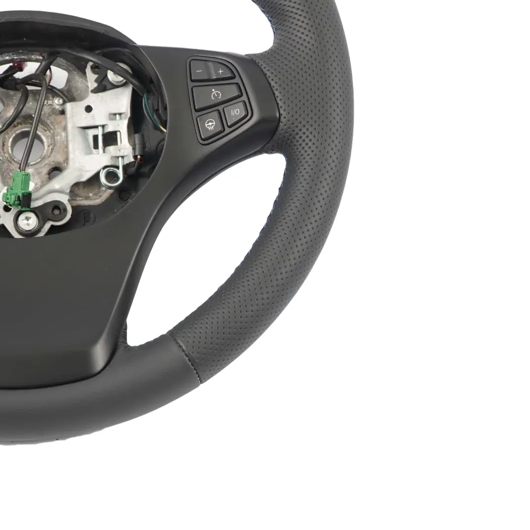 BMW X3 E83 X5 E53 Heated NEW Black Leather Sport Steering Wheel M-tricoloured - SKU 6778411-1 - Part number 6778411