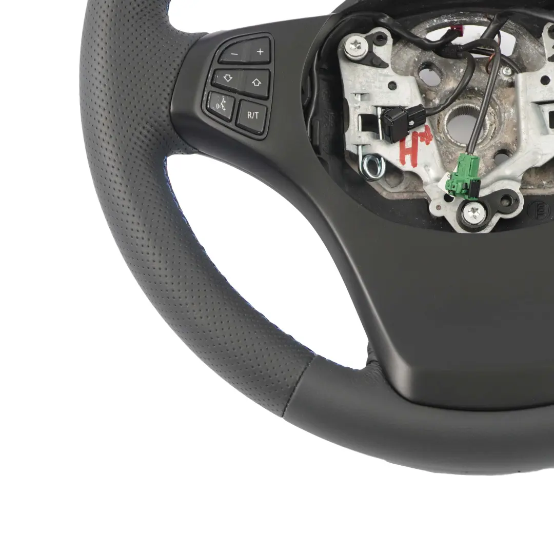 BMW X3 E83 X5 E53 Heated NEW Black Leather Sport Steering Wheel M-tricoloured - SKU 6778411-1 - Part number 6778411