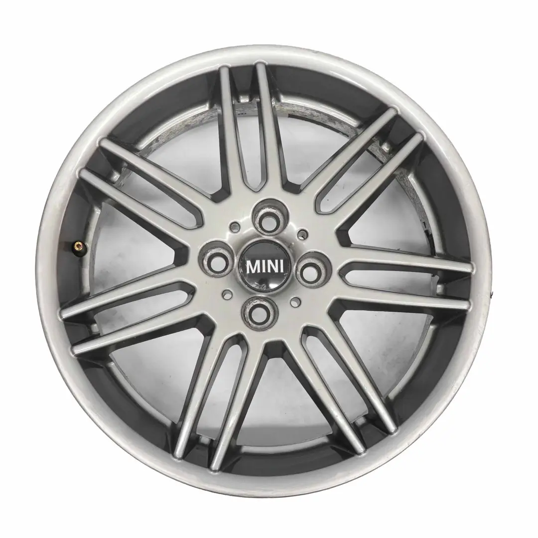 Rim Mini Cooper R50 R56 Grey Alloy 17" 7J ET:48 Double Spoke 99 to Wheel with Part number 6778426 Wheel Rim Mini Cooper R50 R56 Grey Alloy 17" 7J ET:48 Double Spoke 99 - SKU 6778426-1 - Part number 6778426