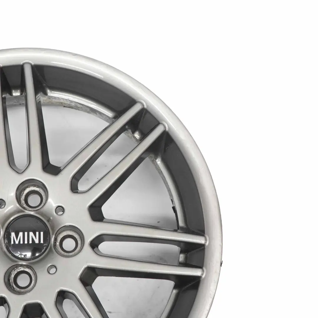 Cerchio ruota Mini Cooper R50 R56 Grigio Lega 17" 7J ET:48 Doppie razze per con numero di parte 6778426 Cerchio ruota Mini Cooper R50 R56 Grigio Lega 17" 7J ET:48 Doppie razze - SKU 6778426-1 - Numero di parte 6778426