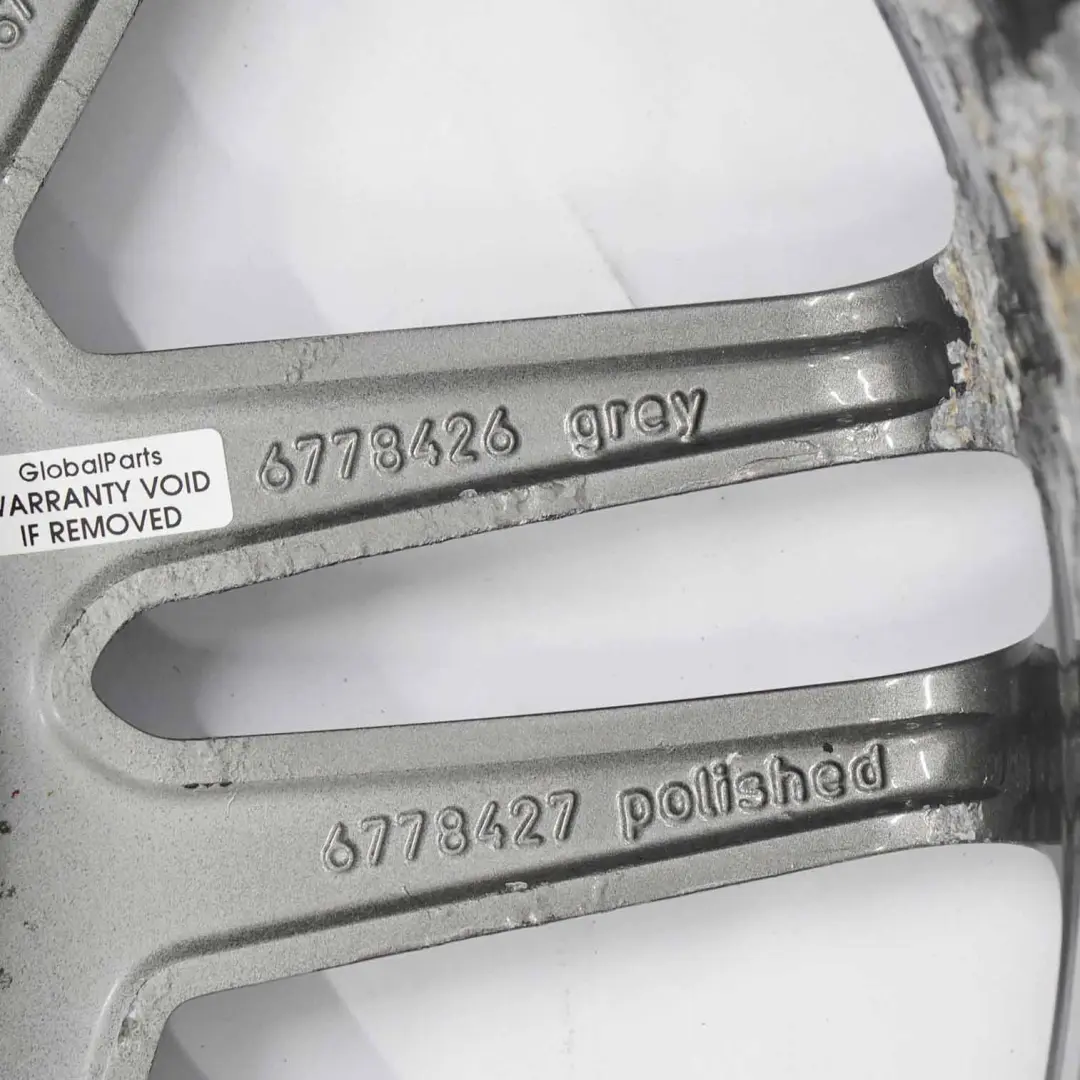 Llanta Mini Cooper R50 R56 Gris Aleacion 17" 7J ET:48 Doble Radio 99 para con número de pieza 6778426 Llanta Mini Cooper R50 R56 Gris Aleacion 17" 7J ET:48 Doble Radio 99 - SKU 6778426-1 - Número de pieza 6778426