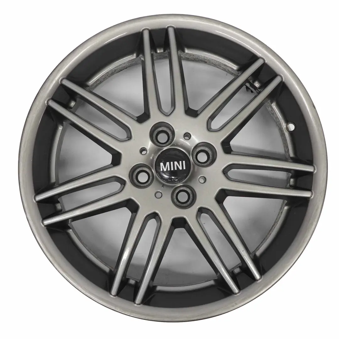 Cerchio ruota Mini Cooper R50 R56 Grigio Lega 17" 7J ET:48 Doppie razze per con numero di parte 6778426 Cerchio ruota Mini Cooper R50 R56 Grigio Lega 17" 7J ET:48 Doppie razze - SKU 6778426-2 - Numero di parte 6778426