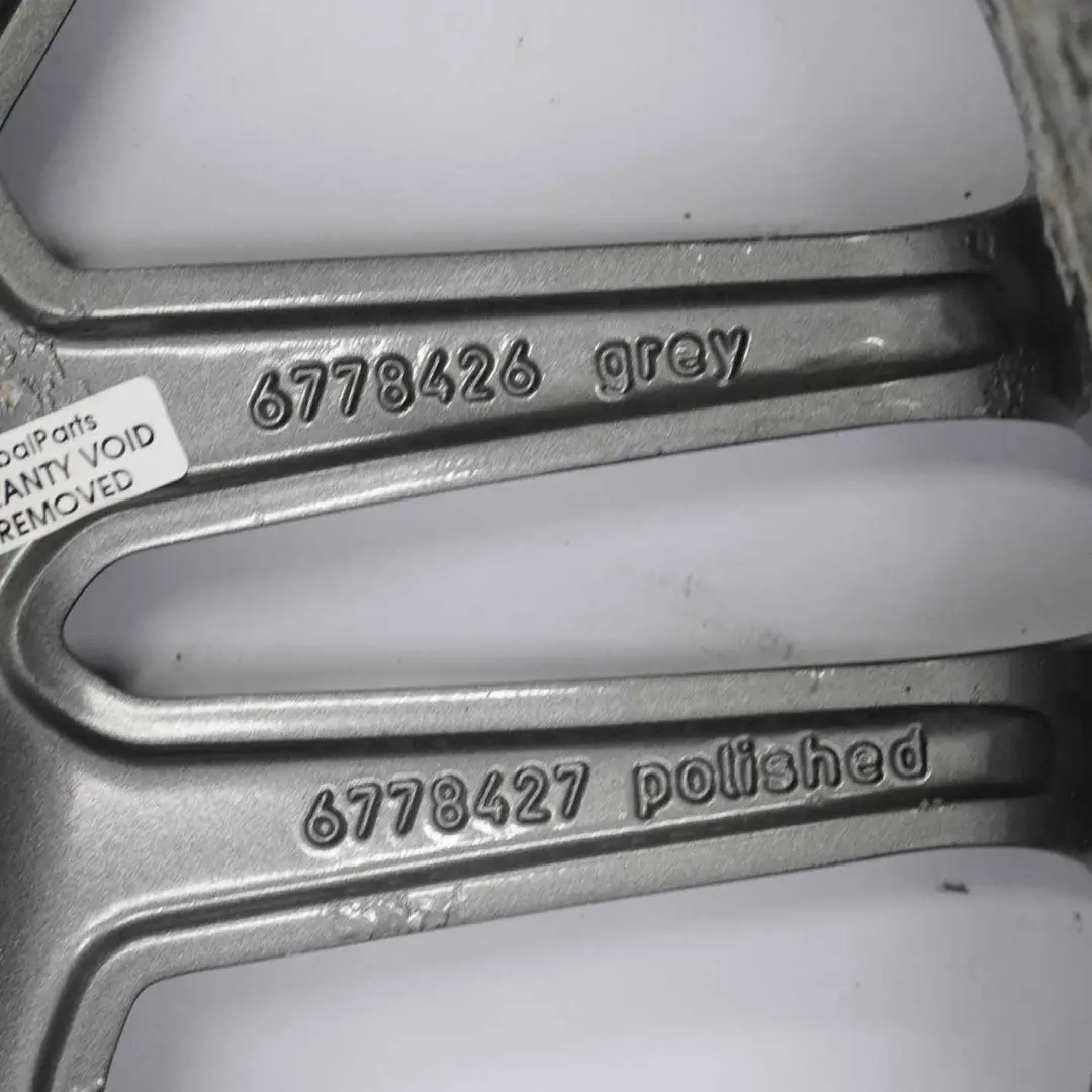  Cerchio ruota Mini Cooper R50 R56 Grigio Lega 17" 7J ET:48 Doppie razze - SKU 6778426-2 - Numero di parte 6778426