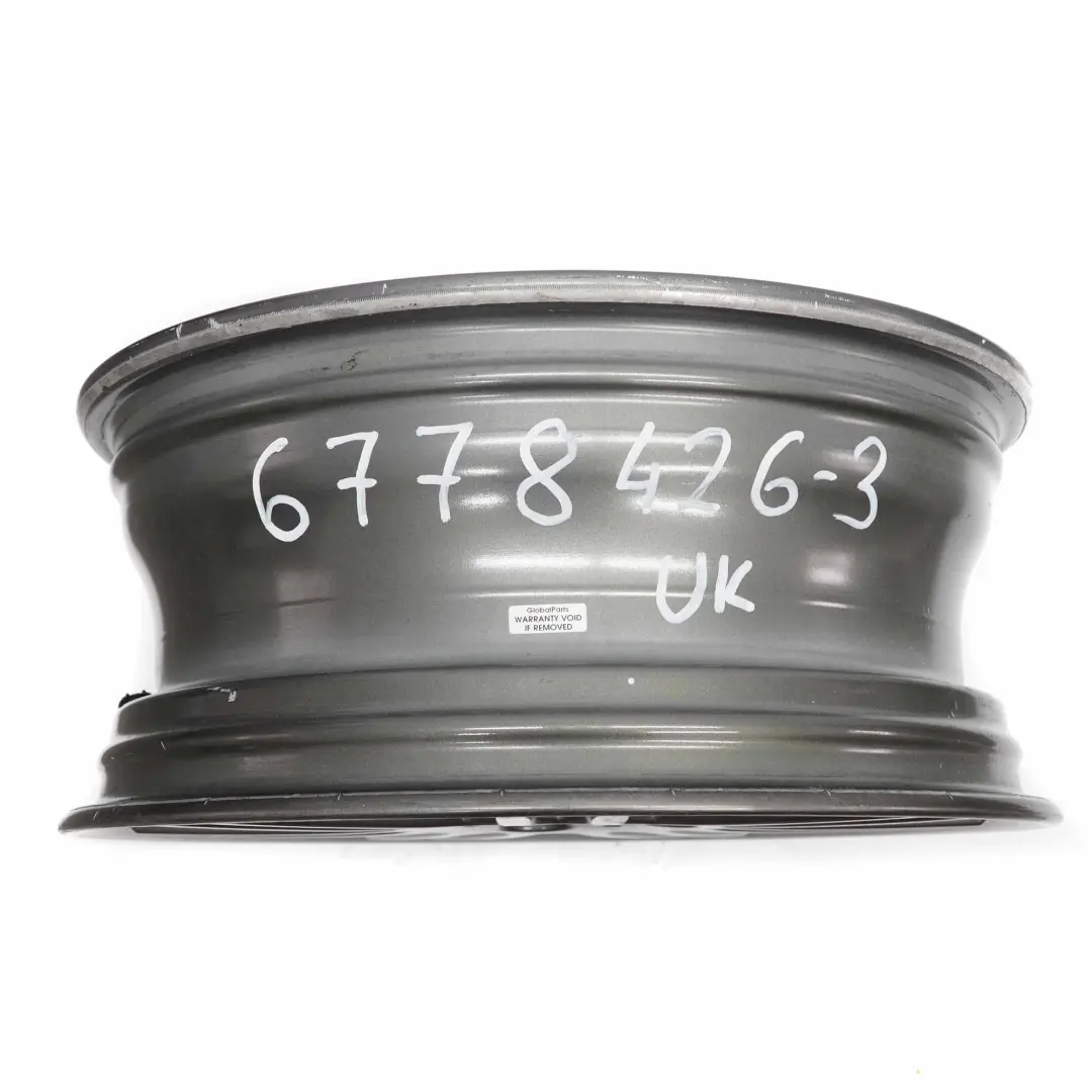 Rim Mini Cooper R50 R56 Grey Alloy 17" 7J ET:48 Double Spoke 99 to Wheel with Part number 6778426 Wheel Rim Mini Cooper R50 R56 Grey Alloy 17" 7J ET:48 Double Spoke 99 - SKU 6778426-3 - Part number 6778426