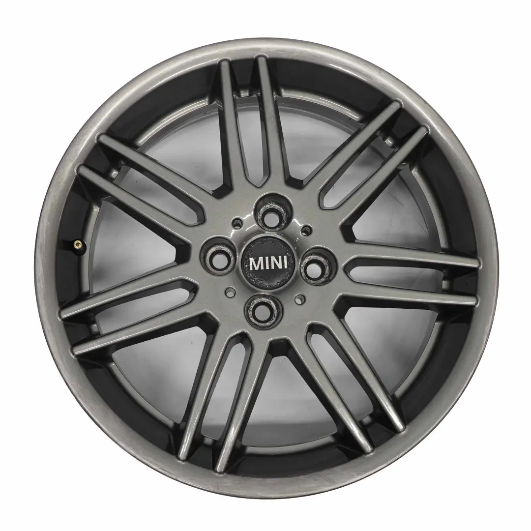 Rim Mini Cooper R50 R56 Grey Alloy 17" 7J ET:48 Double Spoke 99 to Wheel with Part number 6778426 Wheel Rim Mini Cooper R50 R56 Grey Alloy 17" 7J ET:48 Double Spoke 99 - SKU 6778426-3 - Part number 6778426