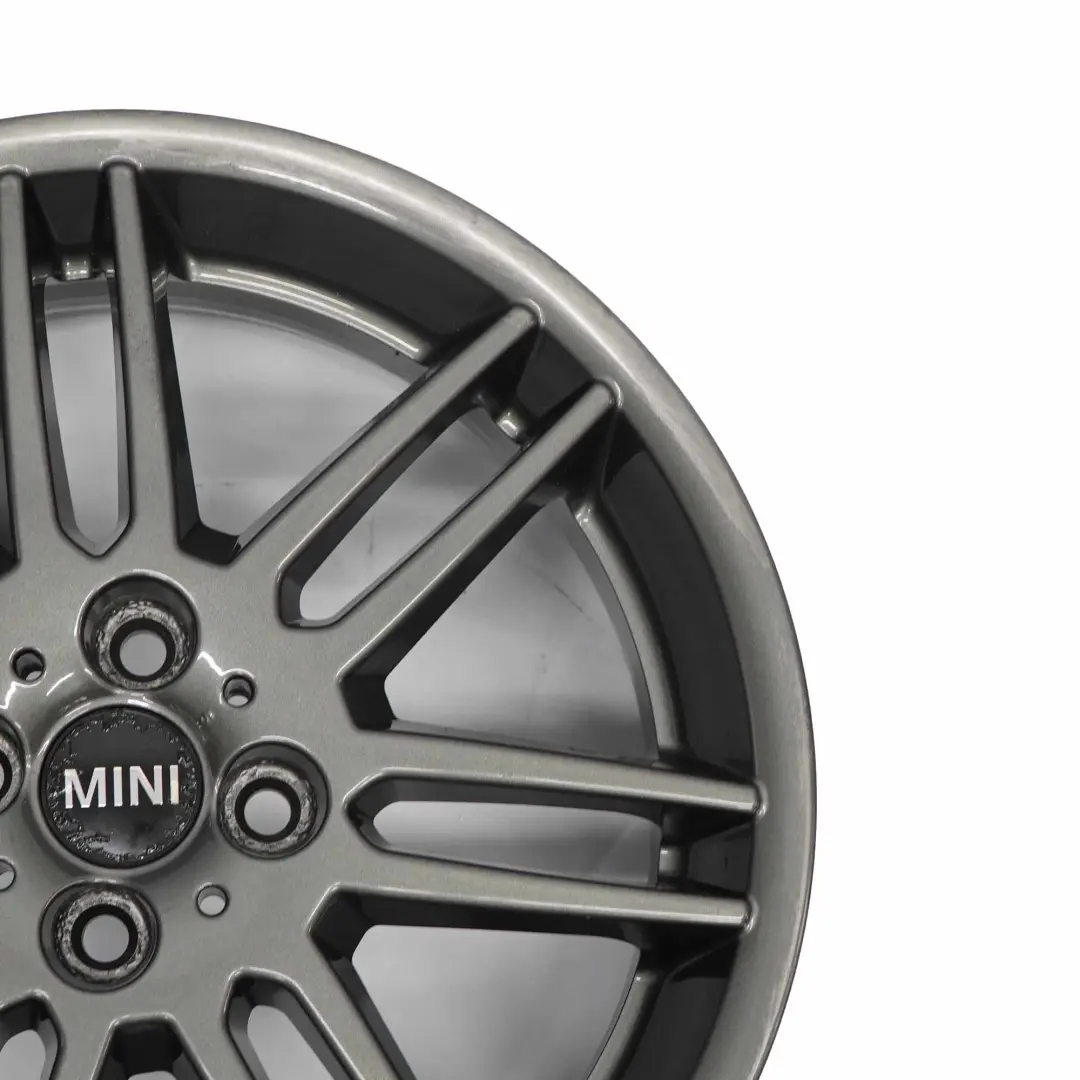 Rim Mini Cooper R50 R56 Grey Alloy 17" 7J ET:48 Double Spoke 99 to Wheel with Part number 6778426 Wheel Rim Mini Cooper R50 R56 Grey Alloy 17" 7J ET:48 Double Spoke 99 - SKU 6778426-3 - Part number 6778426