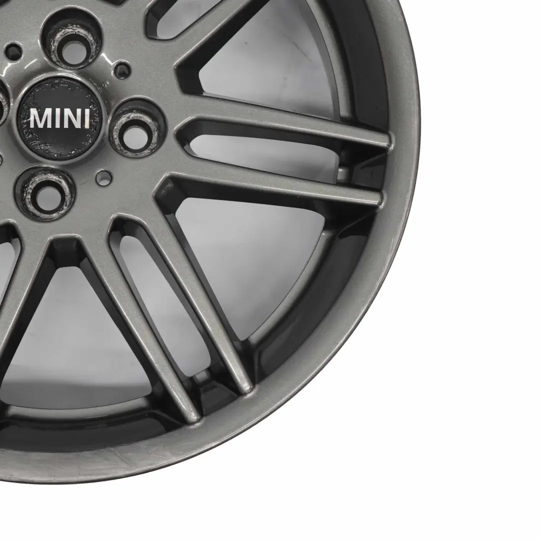 Rim Mini Cooper R50 R56 Grey Alloy 17" 7J ET:48 Double Spoke 99 to Wheel with Part number 6778426 Wheel Rim Mini Cooper R50 R56 Grey Alloy 17" 7J ET:48 Double Spoke 99 - SKU 6778426-3 - Part number 6778426