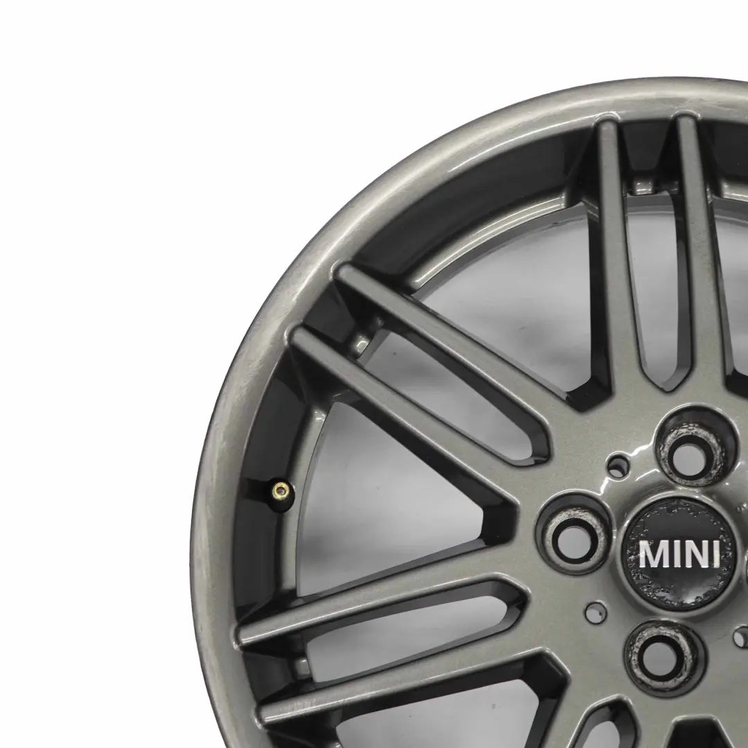 Rim Mini Cooper R50 R56 Grey Alloy 17" 7J ET:48 Double Spoke 99 to Wheel with Part number 6778426 Wheel Rim Mini Cooper R50 R56 Grey Alloy 17" 7J ET:48 Double Spoke 99 - SKU 6778426-3 - Part number 6778426