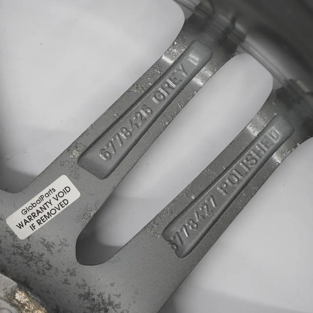 Rim Mini Cooper R50 R56 Grey Alloy 17" 7J ET:48 Double Spoke 99 to Wheel with Part number 6778426 Wheel Rim Mini Cooper R50 R56 Grey Alloy 17" 7J ET:48 Double Spoke 99 - SKU 6778426-3 - Part number 6778426