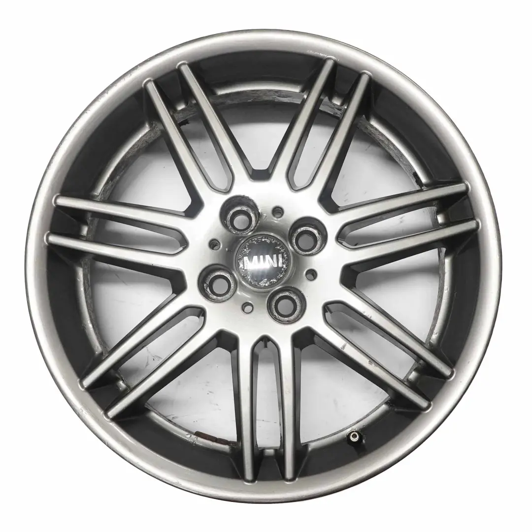 Rim Mini Cooper R50 R56 Grey Alloy 17" 7J ET:48 Double Spoke 99 to Wheel with Part number 6778426 Wheel Rim Mini Cooper R50 R56 Grey Alloy 17" 7J ET:48 Double Spoke 99 - SKU 6778426-4 - Part number 6778426