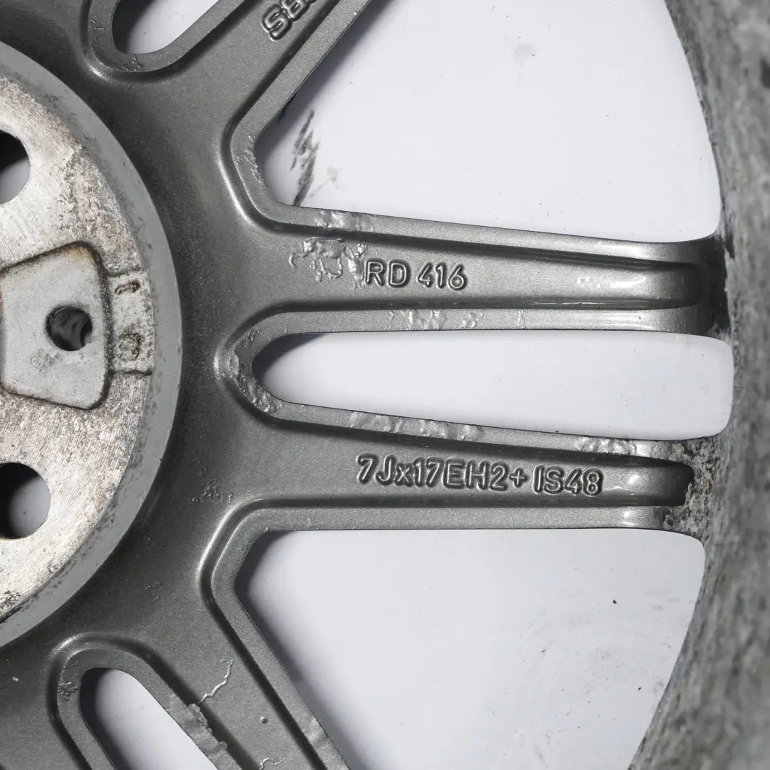 Rim Mini Cooper R50 R56 Grey Alloy 17" 7J ET:48 Double Spoke 99 to Wheel with Part number 6778426 Wheel Rim Mini Cooper R50 R56 Grey Alloy 17" 7J ET:48 Double Spoke 99 - SKU 6778426-4 - Part number 6778426