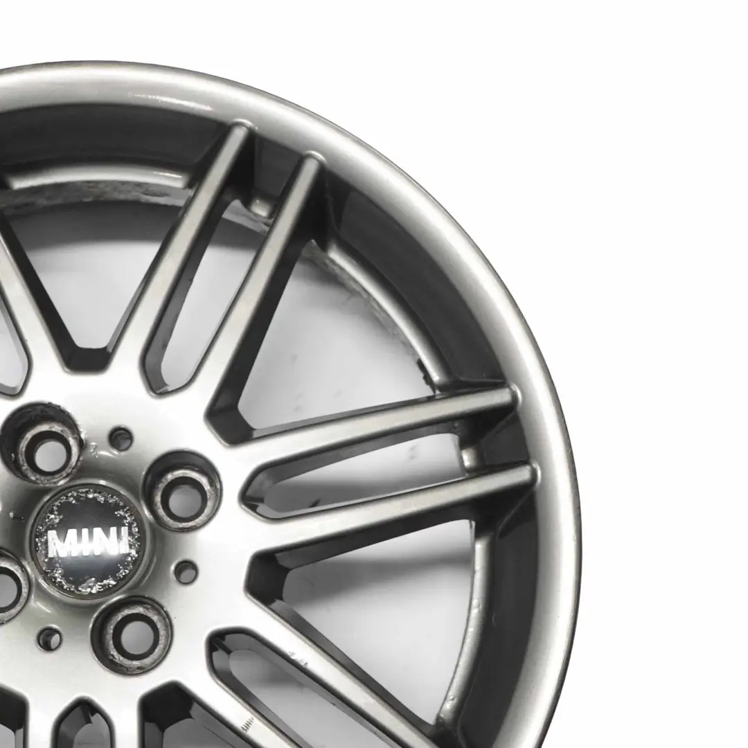 Rim Mini Cooper R50 R56 Grey Alloy 17" 7J ET:48 Double Spoke 99 to Wheel with Part number 6778426 Wheel Rim Mini Cooper R50 R56 Grey Alloy 17" 7J ET:48 Double Spoke 99 - SKU 6778426-4 - Part number 6778426