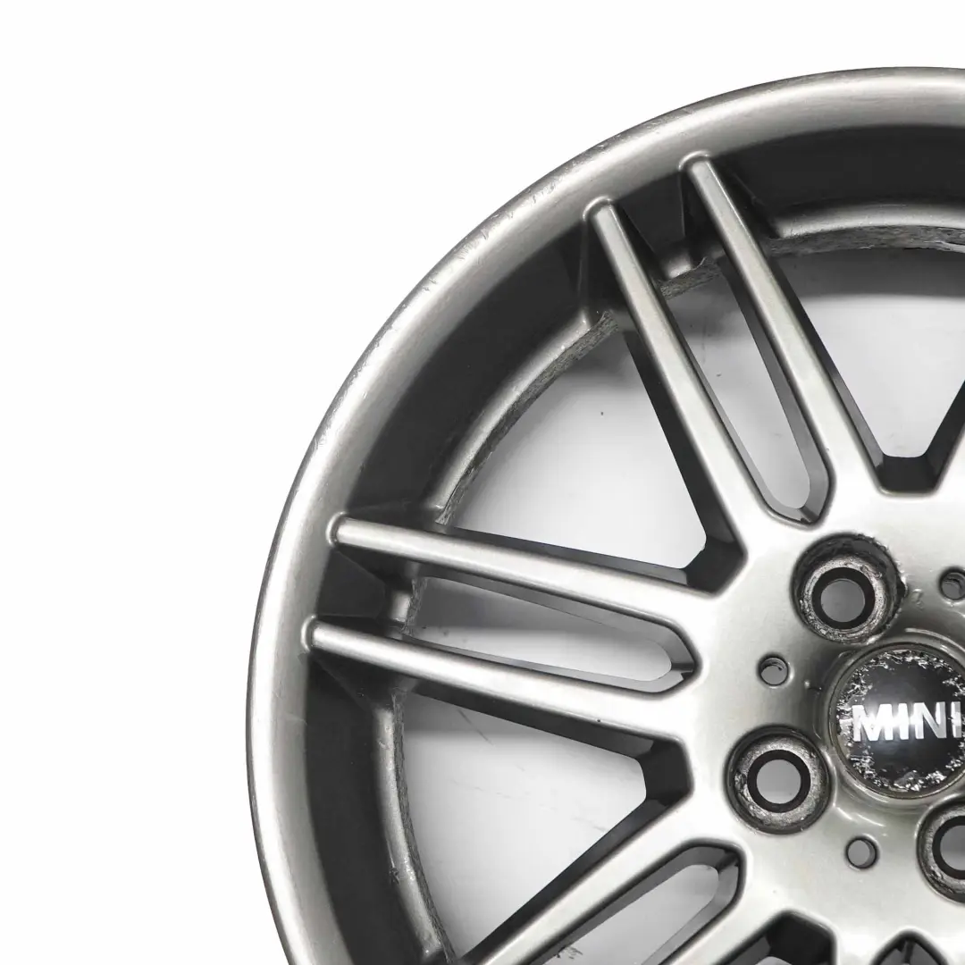 Rim Mini Cooper R50 R56 Grey Alloy 17" 7J ET:48 Double Spoke 99 to Wheel with Part number 6778426 Wheel Rim Mini Cooper R50 R56 Grey Alloy 17" 7J ET:48 Double Spoke 99 - SKU 6778426-4 - Part number 6778426