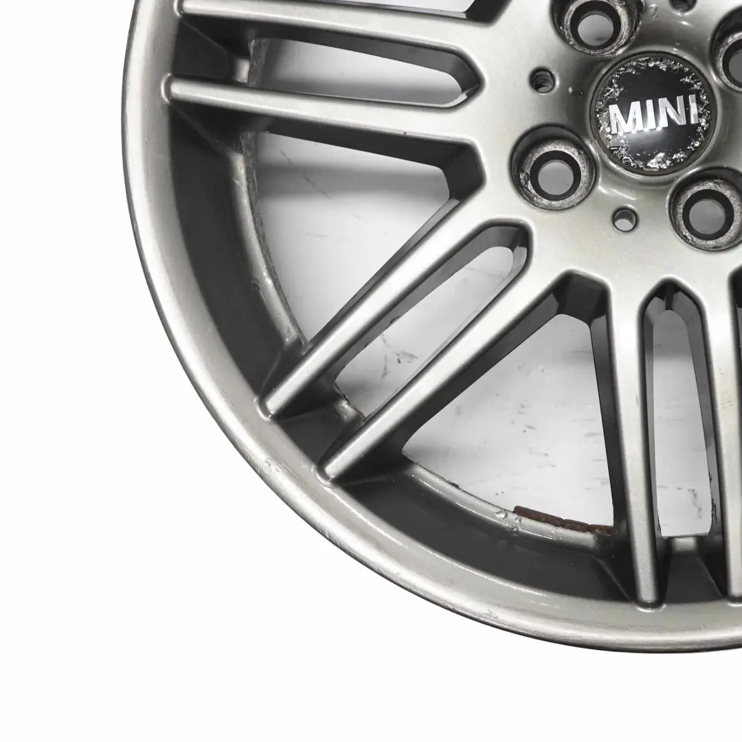 Rim Mini Cooper R50 R56 Grey Alloy 17" 7J ET:48 Double Spoke 99 to Wheel with Part number 6778426 Wheel Rim Mini Cooper R50 R56 Grey Alloy 17" 7J ET:48 Double Spoke 99 - SKU 6778426-4 - Part number 6778426