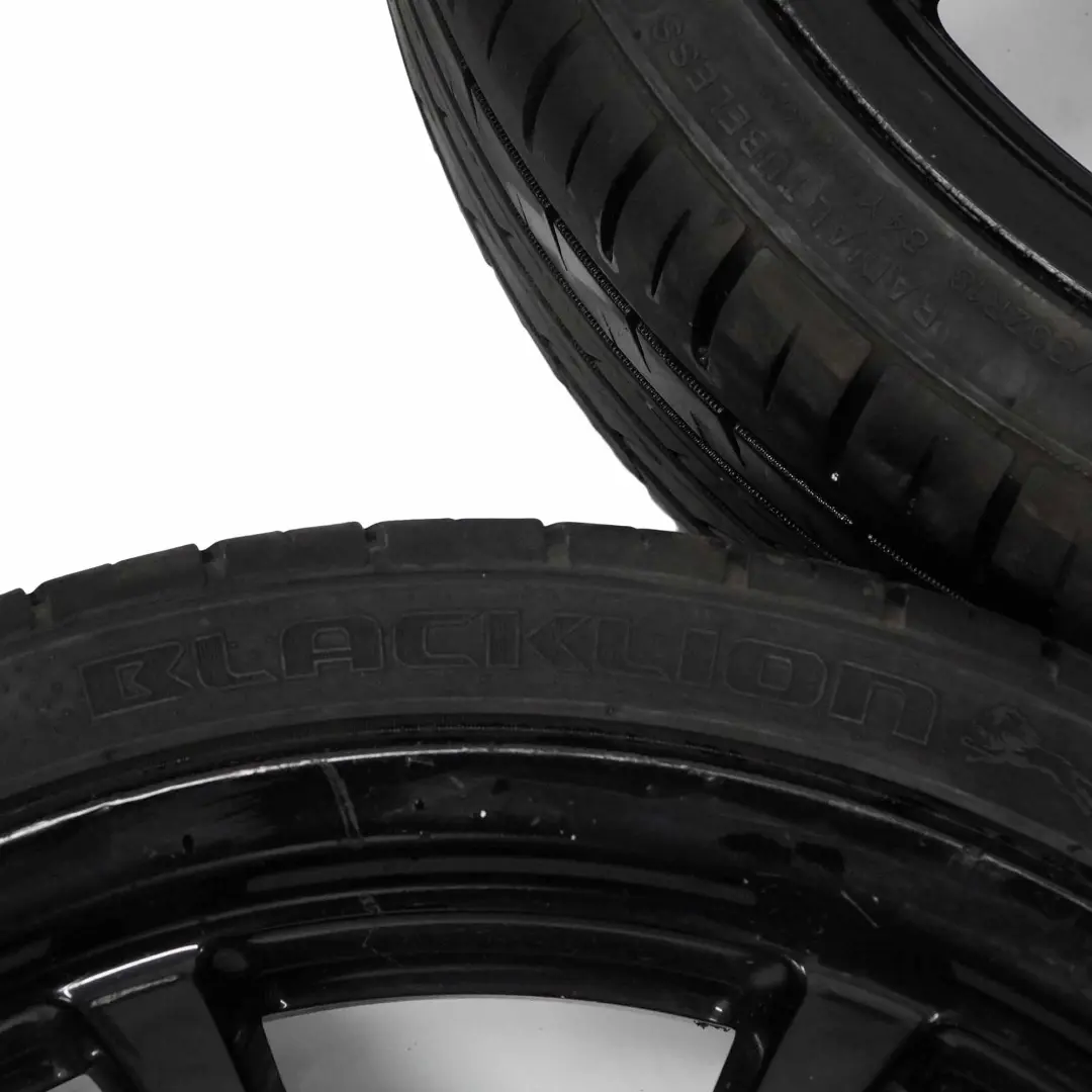 MINI R50 R56 Set completo 4x cerchi neri pneumatici John Cooper Works 18" 7J - SKU 6778428-SET - Numero di parte 6778428