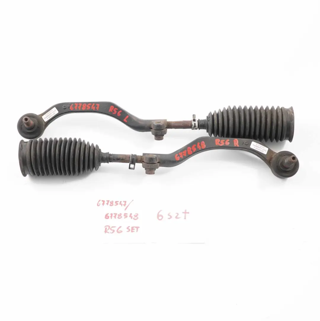 Biellette de Direction Gauche Droite Set pour MINI Cooper R55 R56 R57 à propos du numéro de pièce 6778547 MINI Cooper R55 R56 R57 Biellette de Direction Gauche Droite Set - SKU 6778547/6778548 - Numéro de pièce 6778547