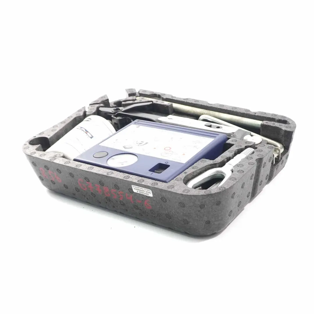  Service Kit Mini R56 R57 Kompressor Werkzeug Hebebock Reifendichtmittel Lagerung - SKU 6778554-6 - Teilenummer 6778554