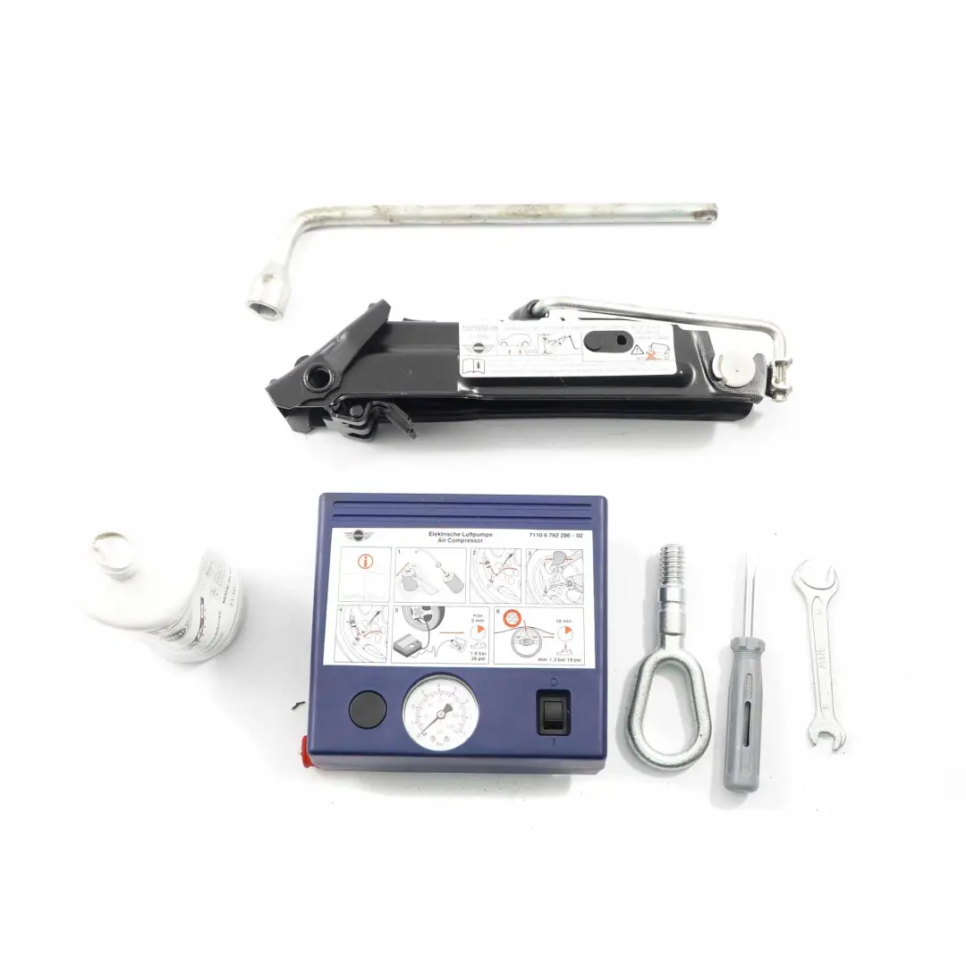 Mini R56 R57 Compressore Strumento di sollevamento Jack Stoccaggio sigillante - SKU 6778554-6 - Numero di parte 6778554