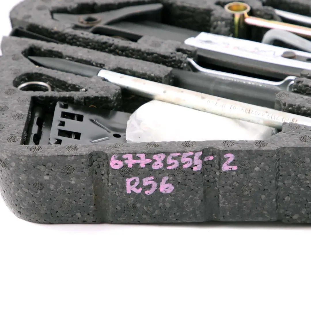 Toolkit Tool Set Lifting Jack Spanner Hook to Mini Cooper One R55 R56 R57 with Part number 6778555 Mini Cooper One R55 R56 R57 Toolkit Tool Set Lifting Jack Spanner Hook - SKU 6778555-2 - Part number 6778555