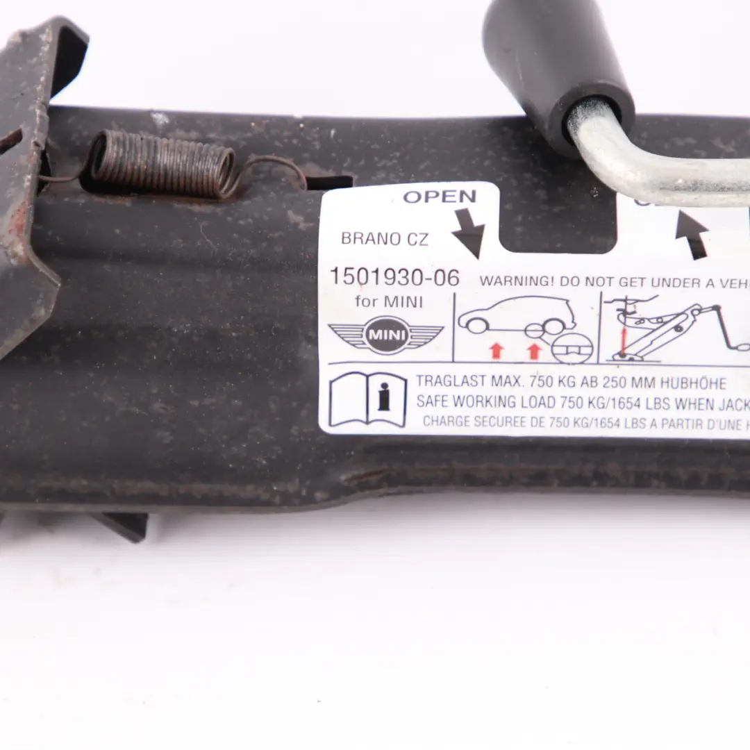 Toolkit Tool Set Lifting Jack Spanner Hook to Mini Cooper One R55 R56 R57 4 with Part number 6778555 Mini Cooper One R55 R56 R57 4 Toolkit Tool Set Lifting Jack Spanner Hook - SKU 6778555-4 - Part number 6778555